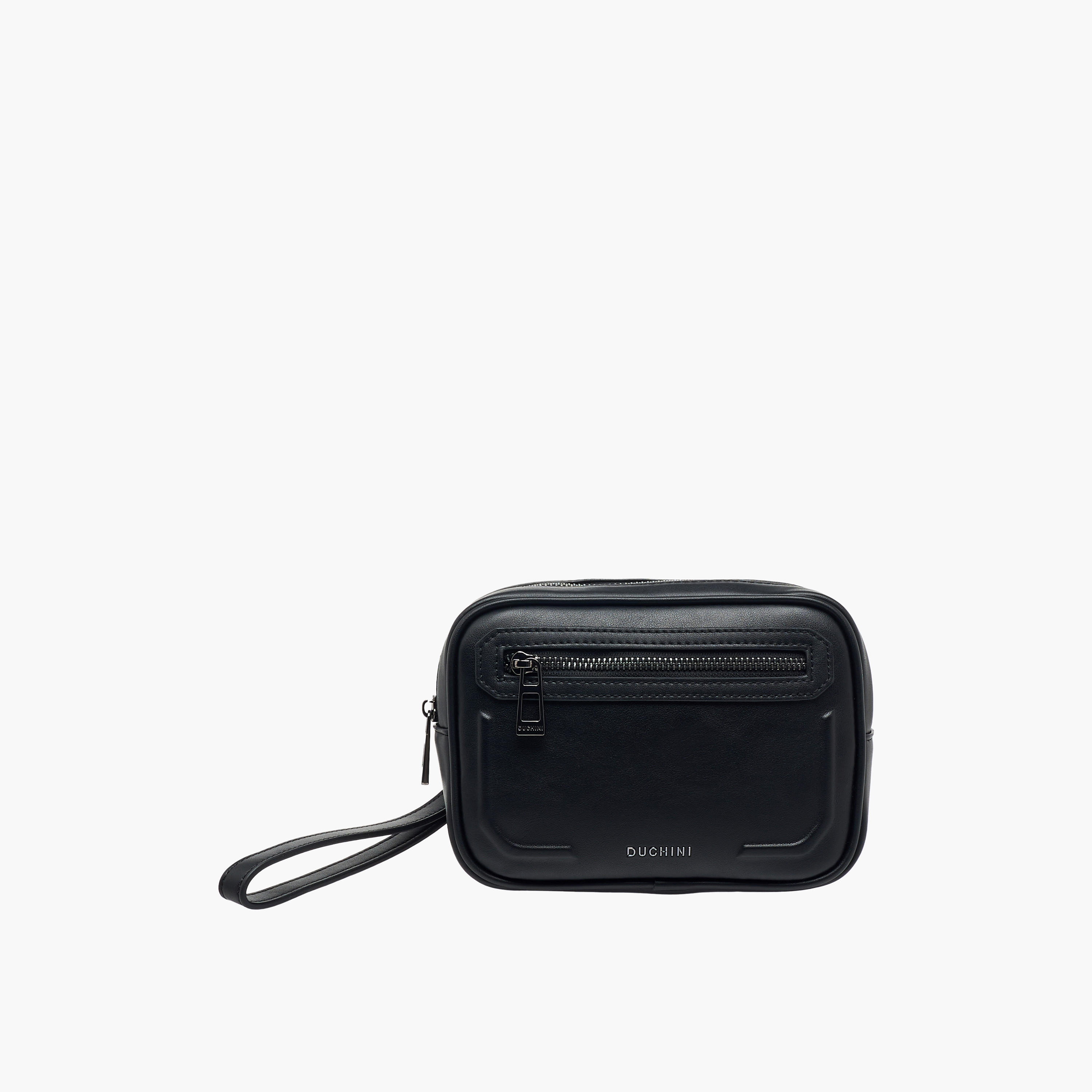 Duchini Men Textured Wristlet Pouch Bag-travel-accessories-image-1