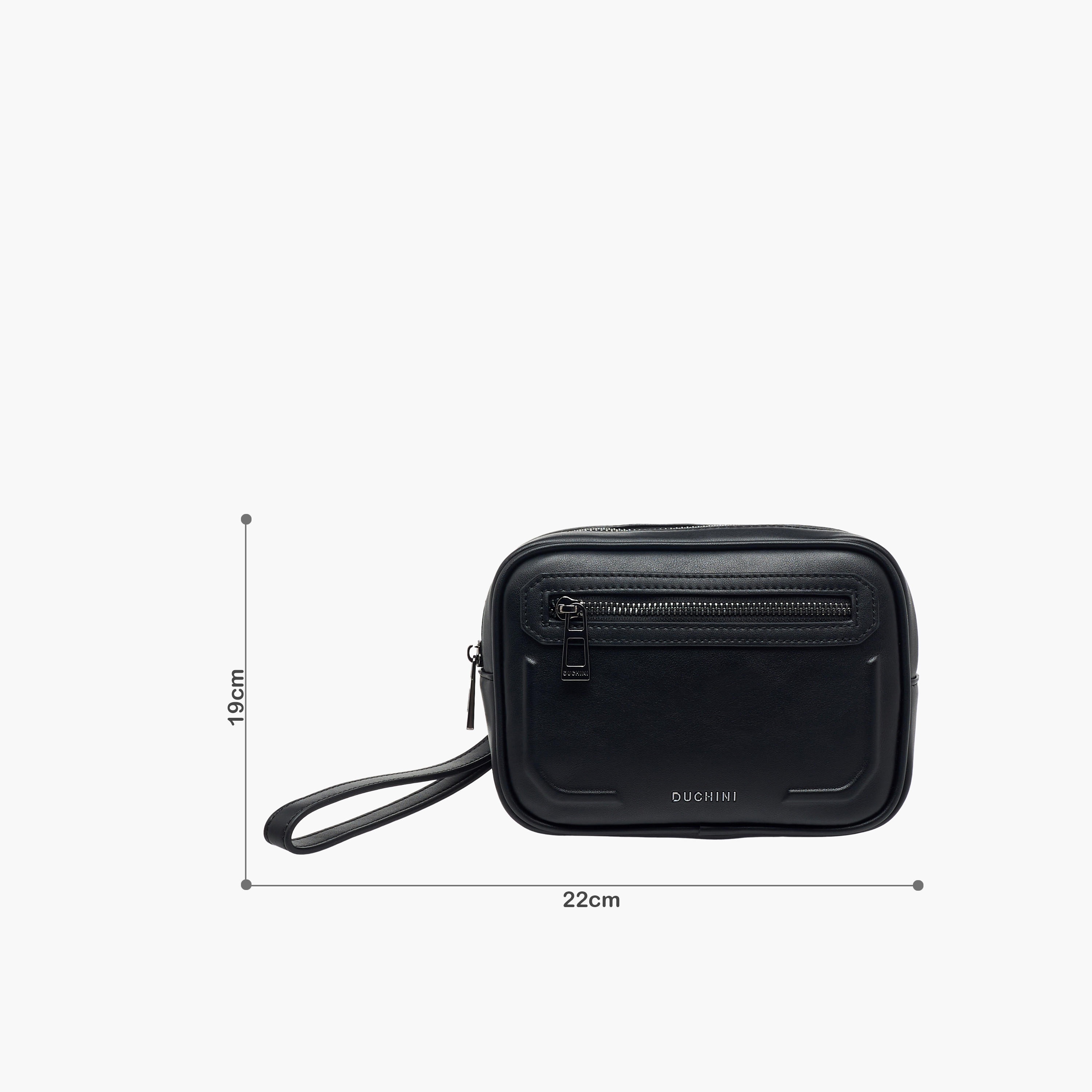 Duchini Men Textured Wristlet Pouch Bag-travel-accessories-image-2