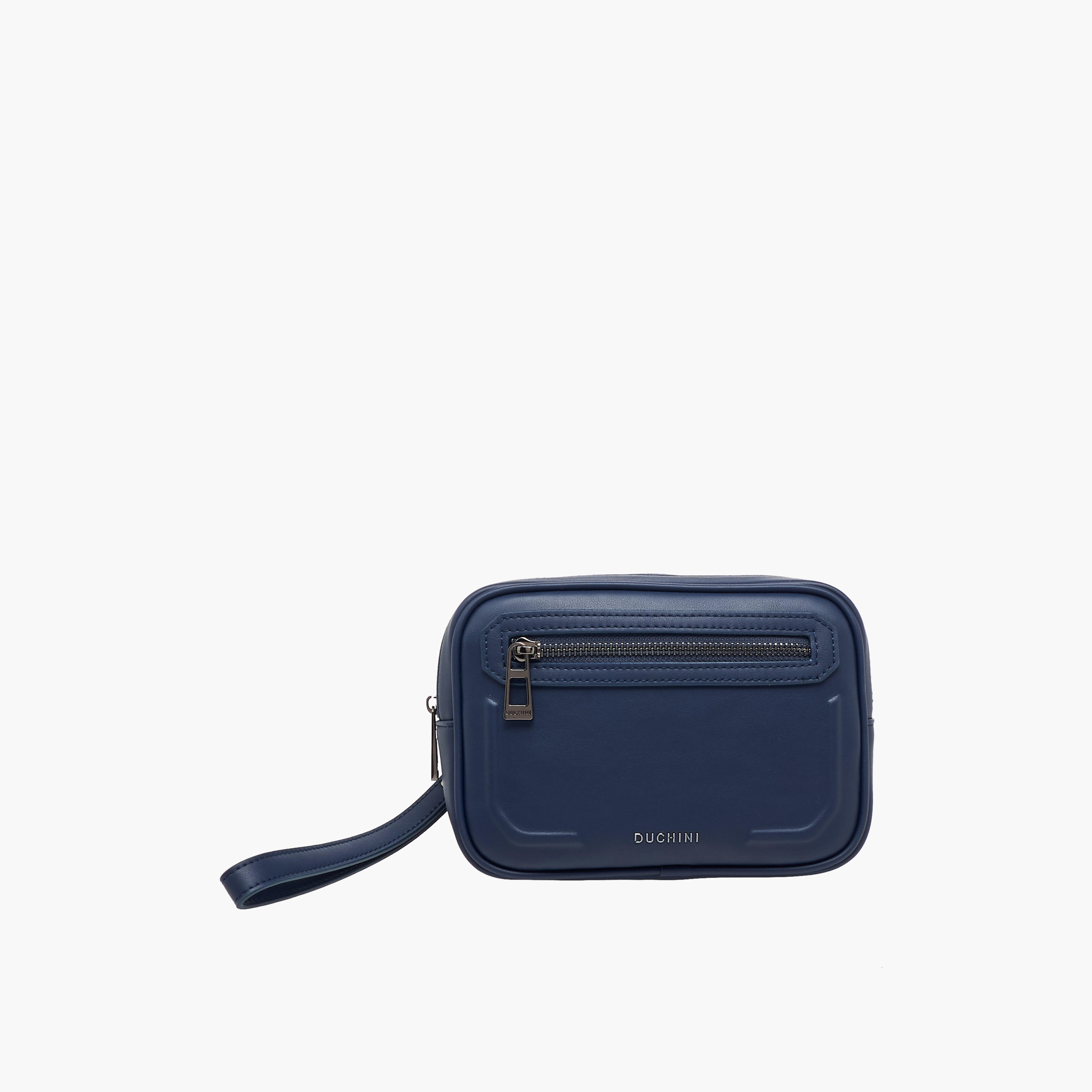 Duchini Men Textured Wristlet Pouch Bag-travel-accessories-image-1