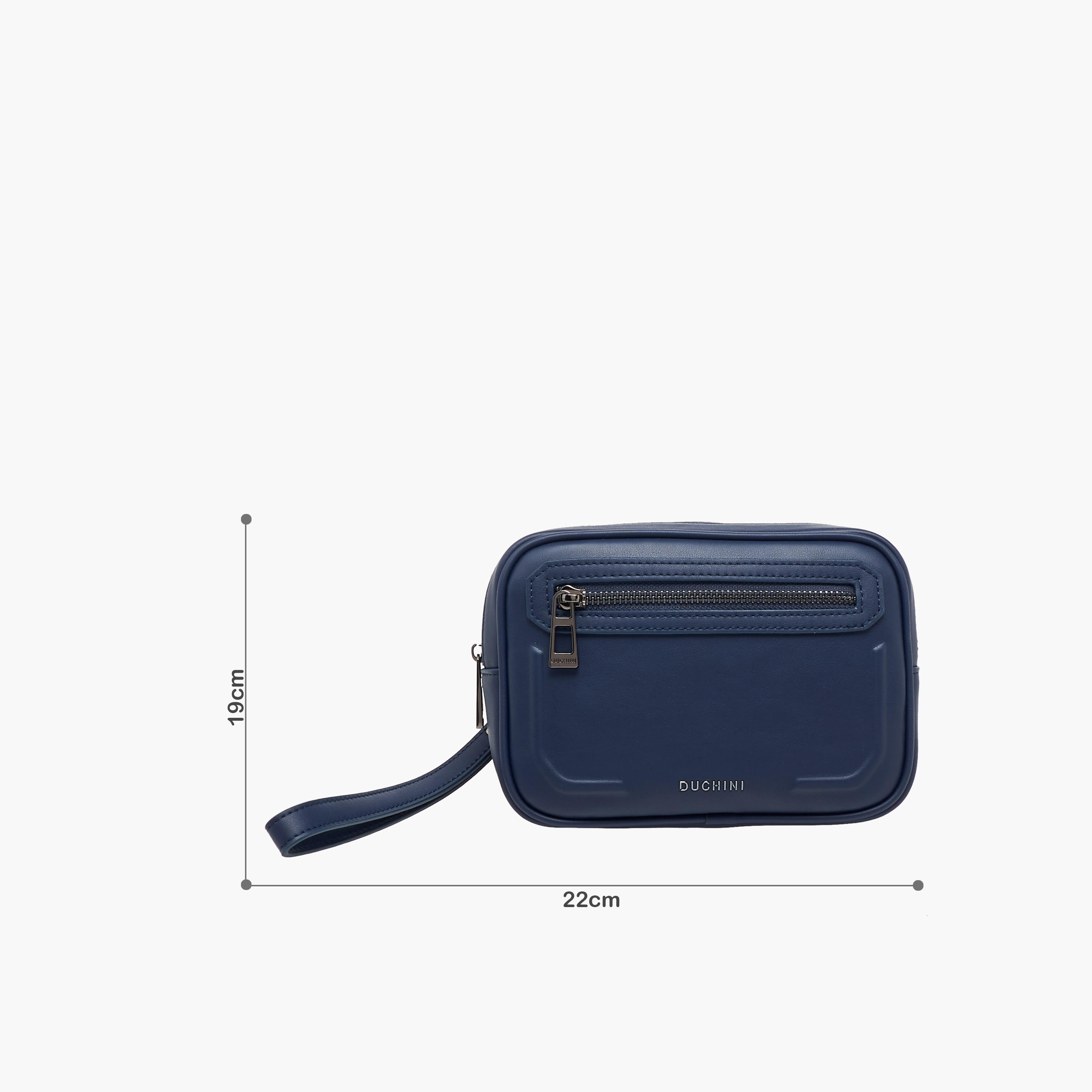 Duchini Men Textured Wristlet Pouch Bag-travel-accessories-image-2