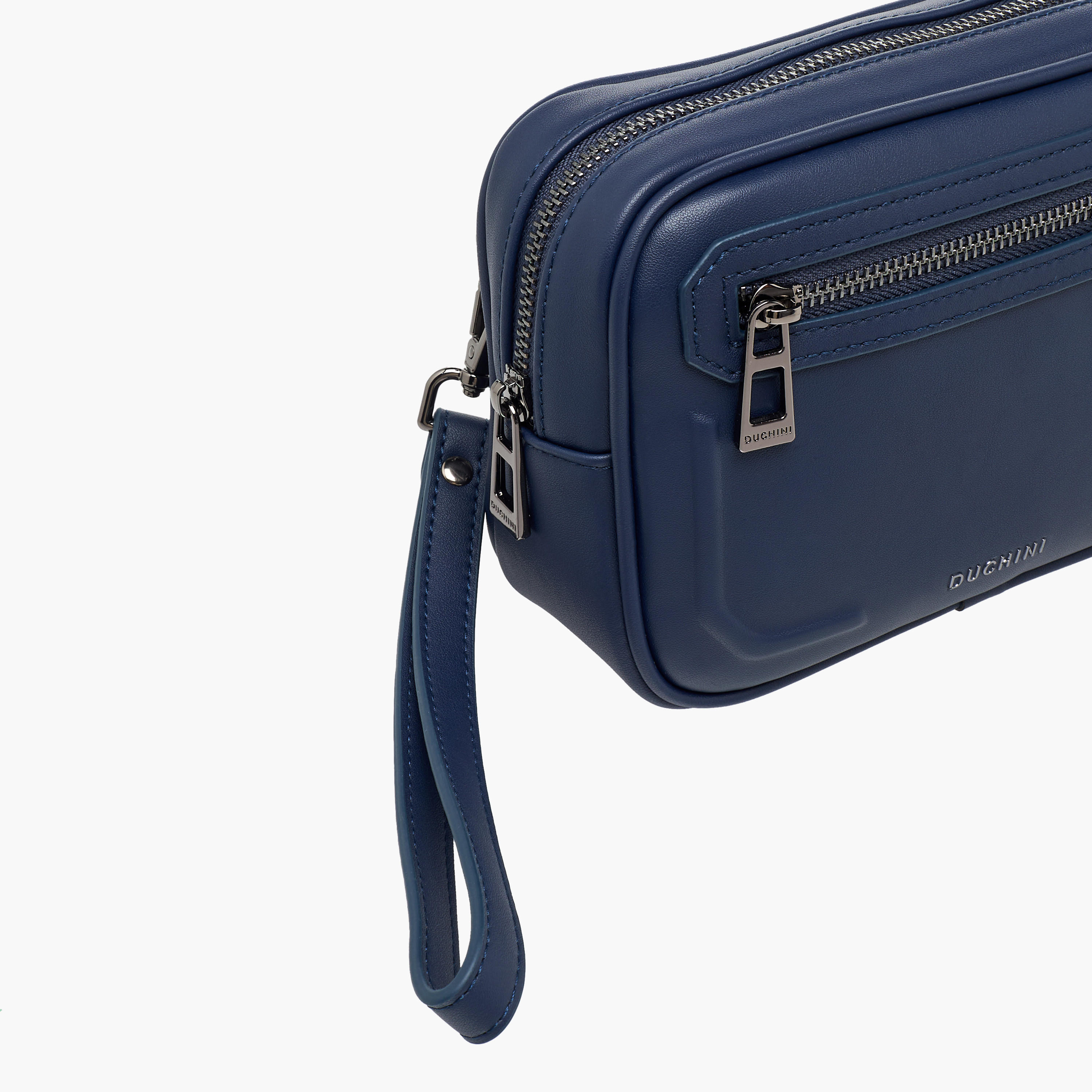 Duchini Men Textured Wristlet Pouch Bag-travel-accessories-image-4