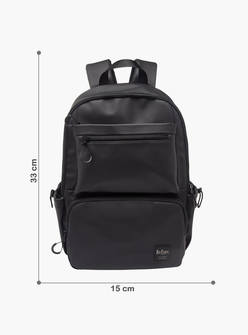 Lee Cooper Men Solid Backpack-travel-luggagesandbags-backpacks-image-2