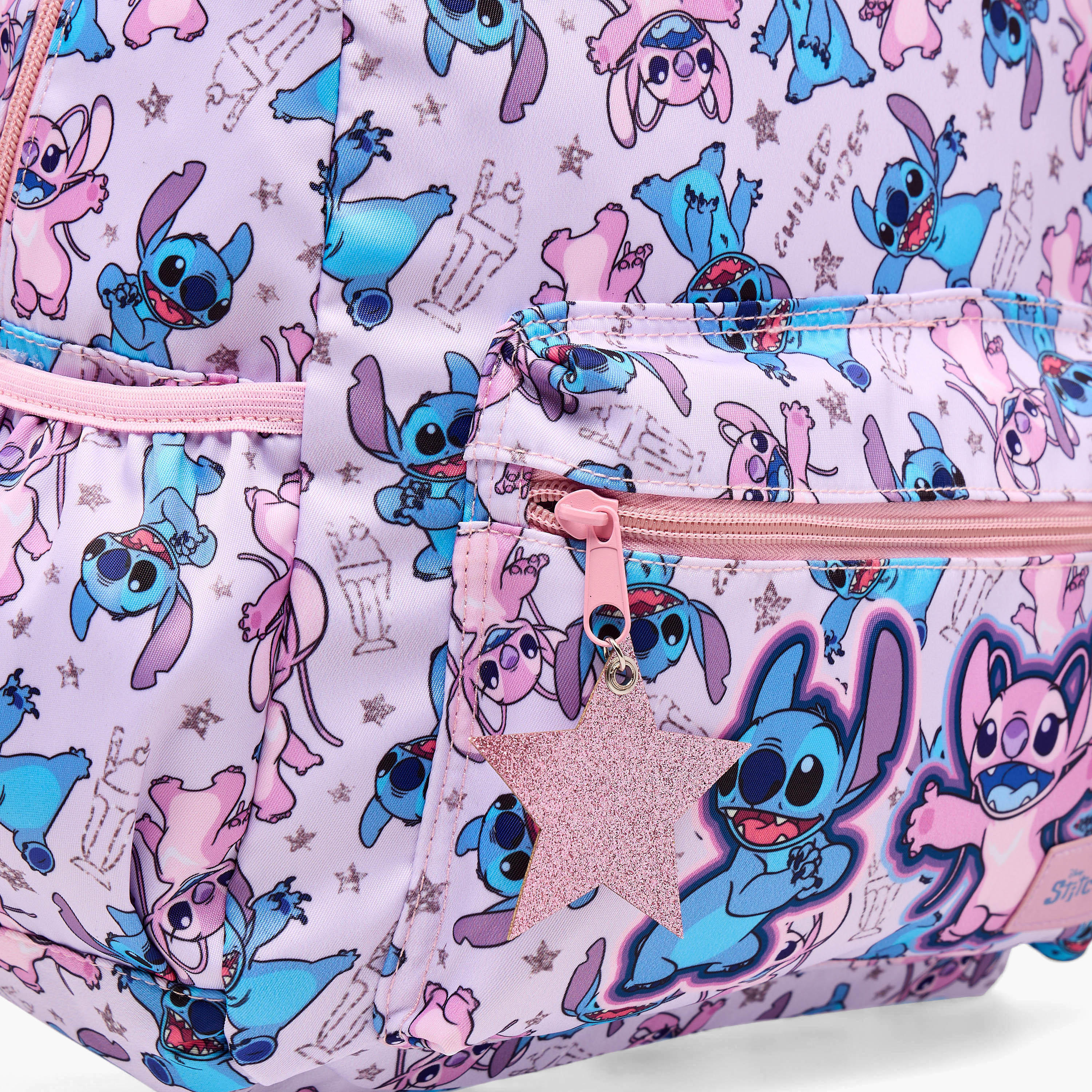 شنطة ظهر بطبعات ستيتش وأنجل وحمالات كتف قابلة للتعديل من ديزني-boys-accessories-bagsandbackpacks-image-4