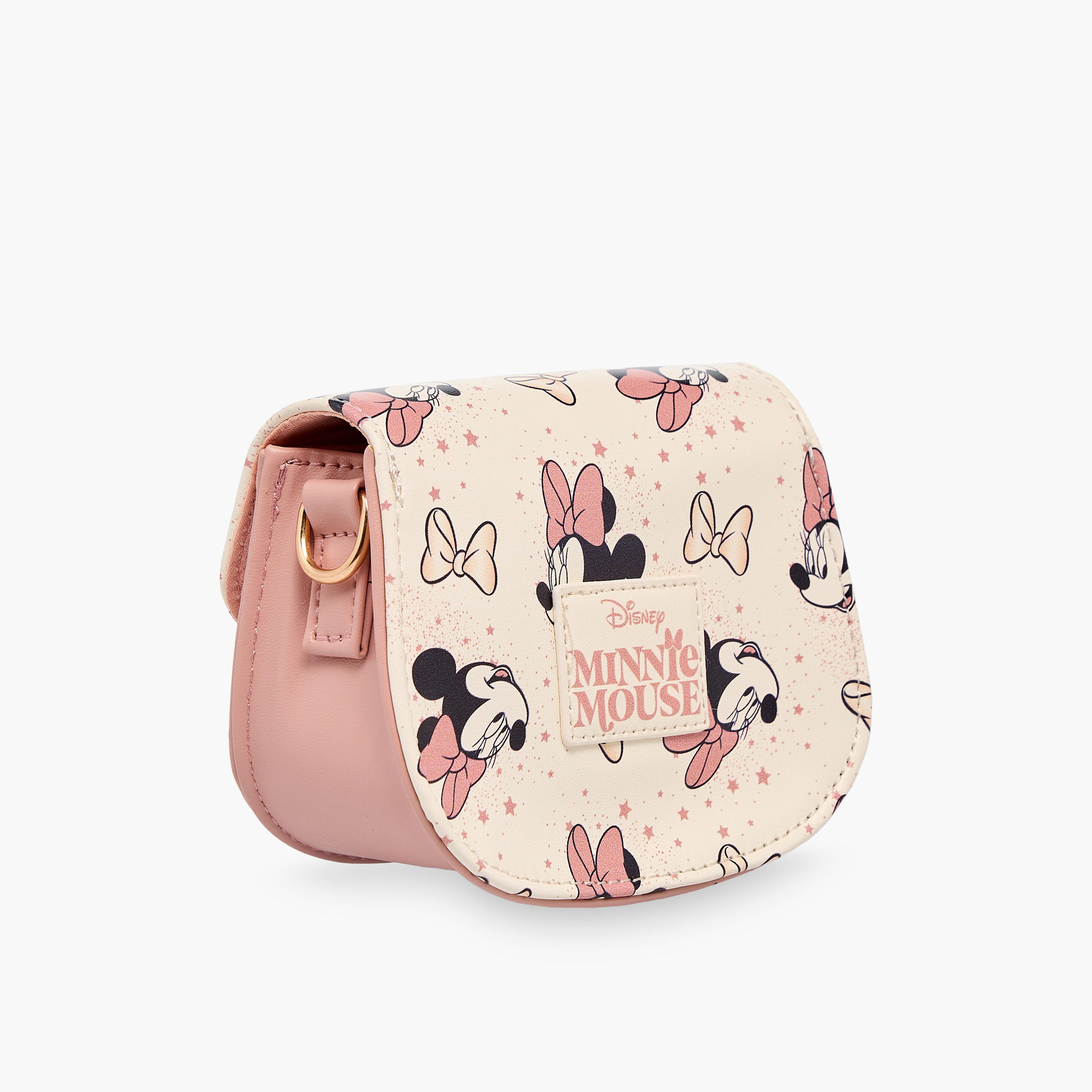 Disney Minnie Mouse Print Crossbody Bag with Detachable Chain Strap-girls-accessories-bags-image-5