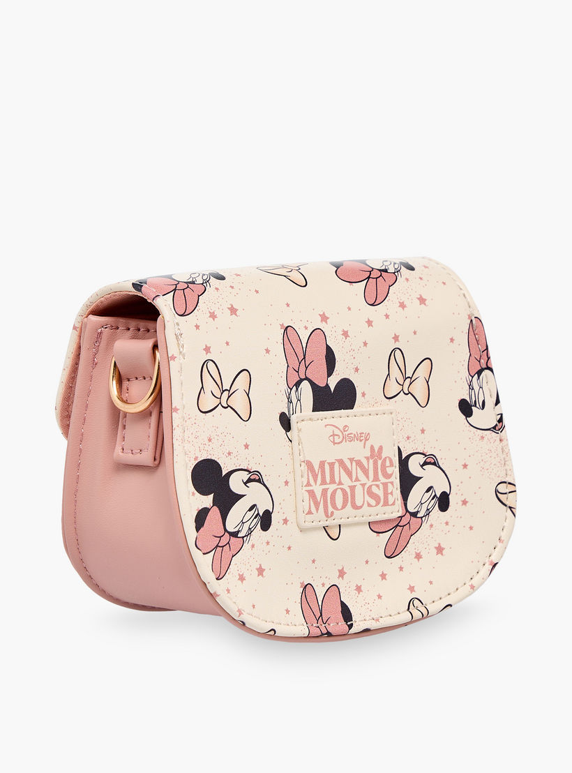 Disney Minnie Mouse Print Crossbody Bag with Detachable Chain Strap-girls-accessories-bags-image-5