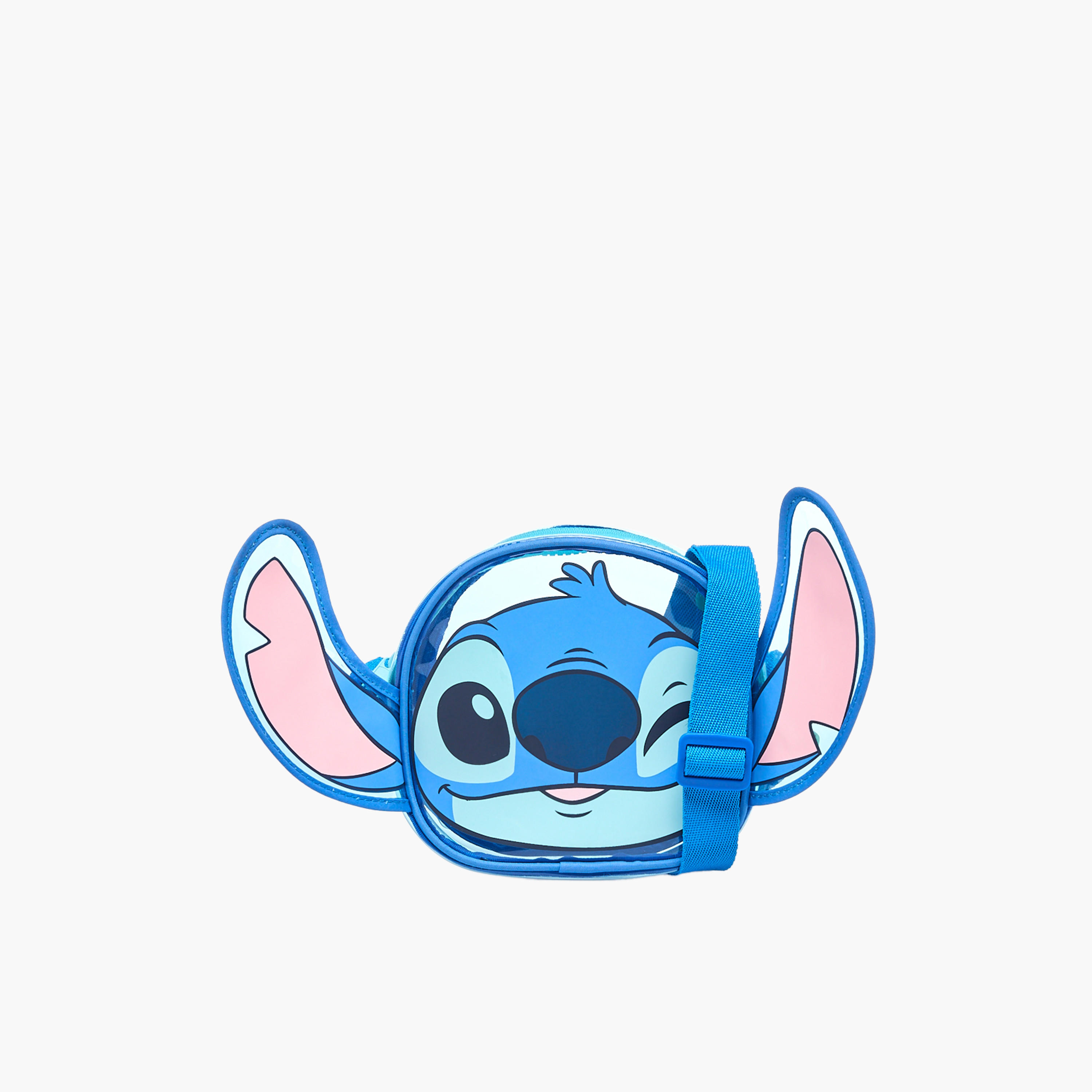 Disney Stitch Sling Bag with Zip Closure-girls-accessories-bags-image-1