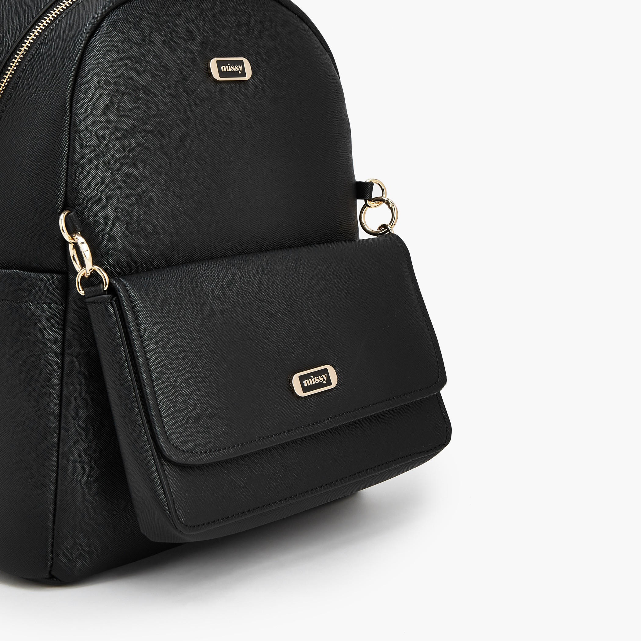 شنطة ظهر سادة بحمالات قابلة للتعديل من ميسي-women-bagsandwallets-backpacks-image-3
