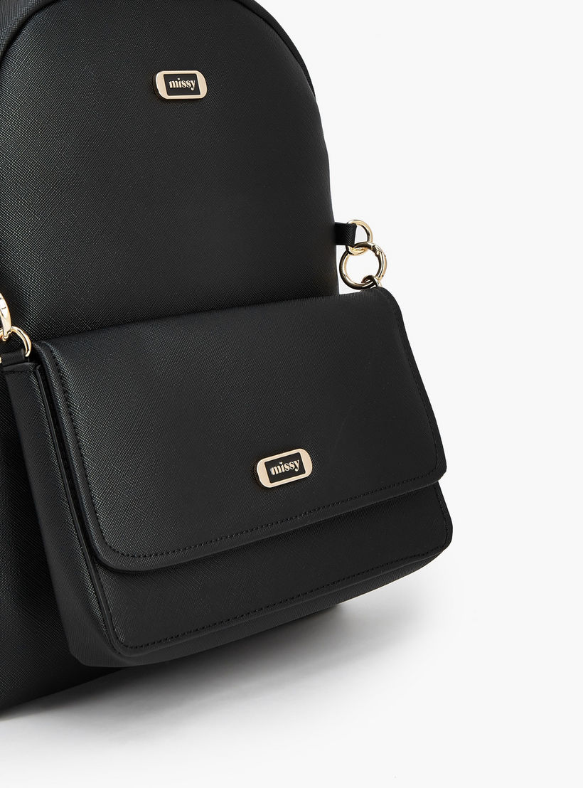 شنطة ظهر سادة بحمالات قابلة للتعديل من ميسي-women-bagsandwallets-backpacks-image-3