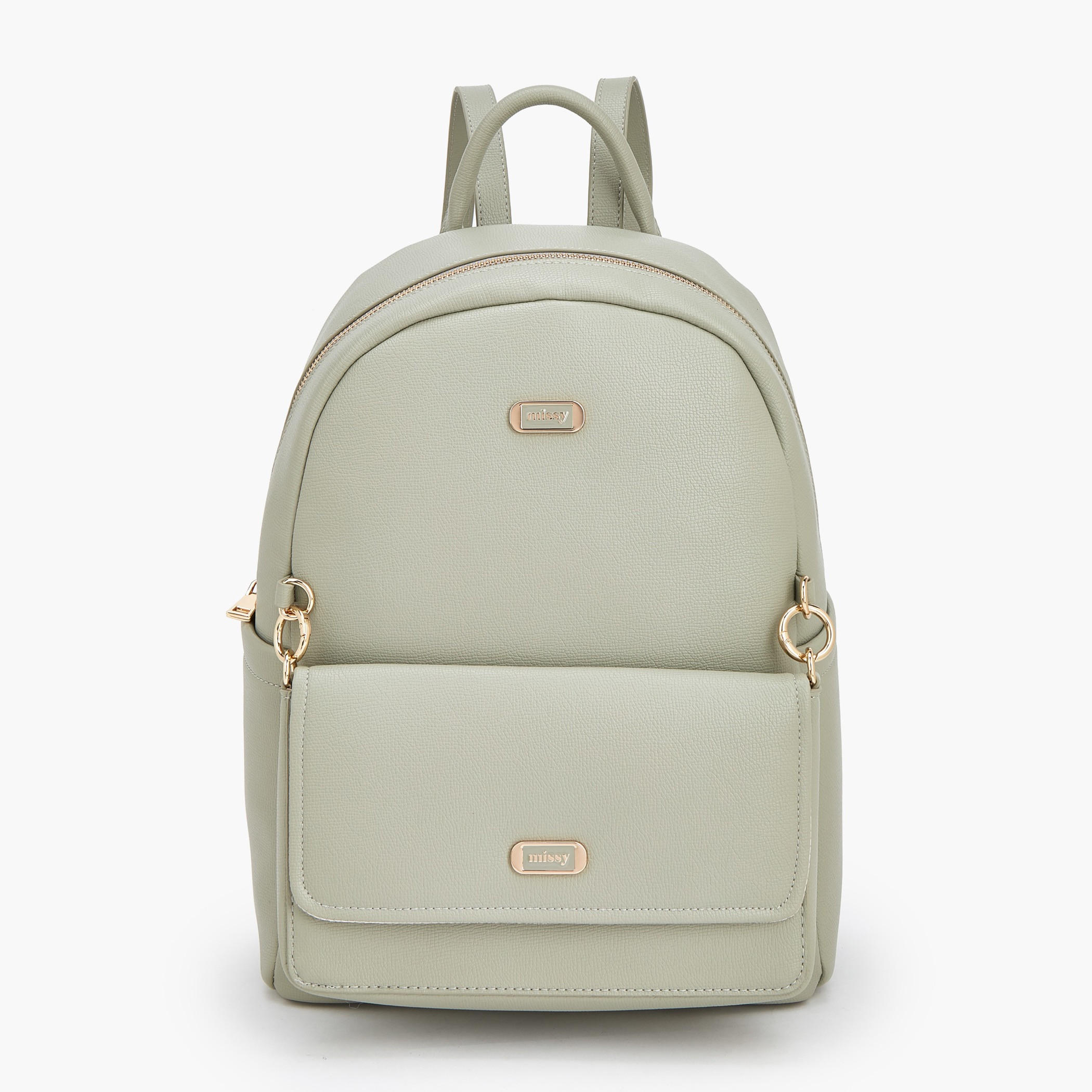 شنطة ظهر سادة بحمالات قابلة للتعديل من ميسي-women-bagsandwallets-backpacks-image-1