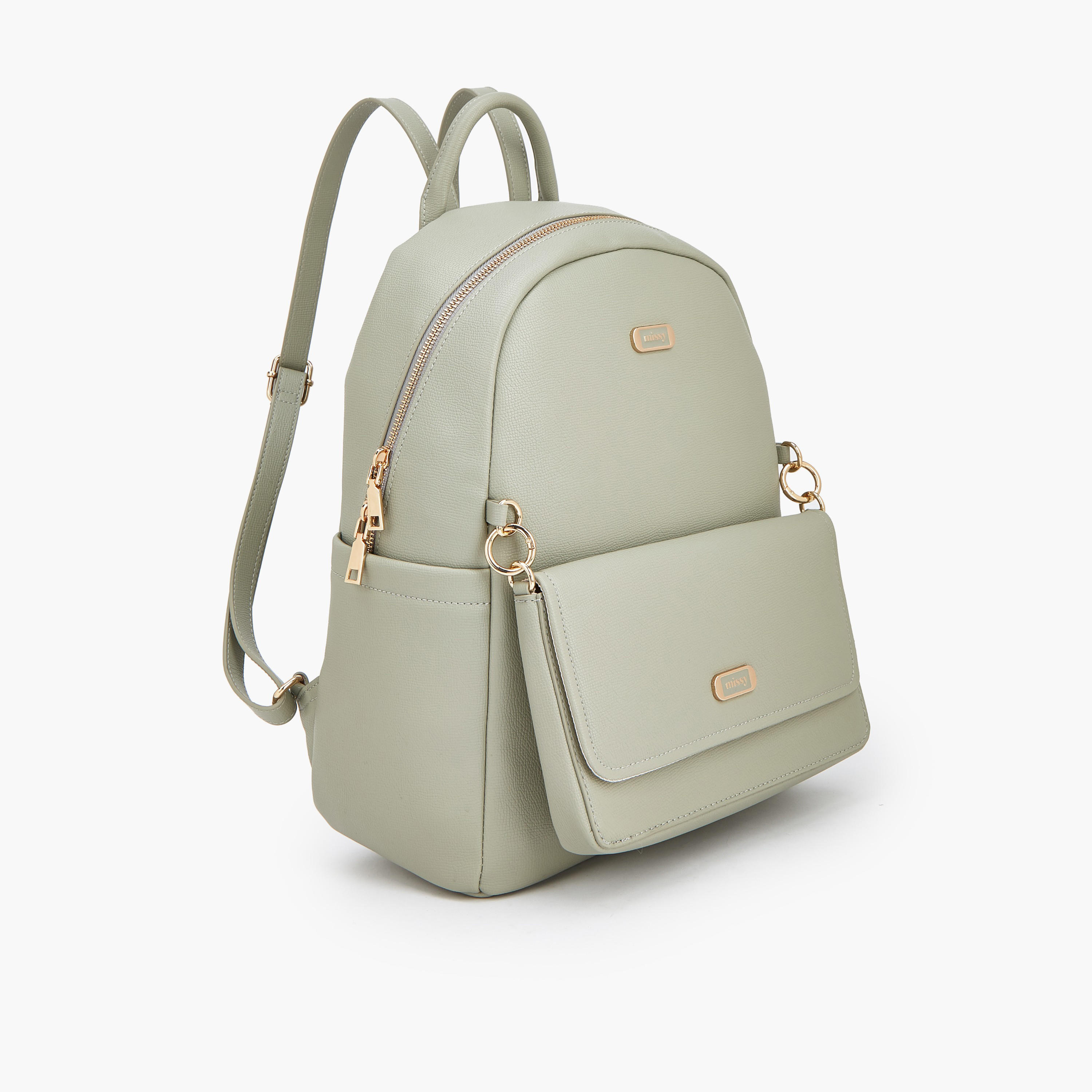 شنطة ظهر سادة بحمالات قابلة للتعديل من ميسي-women-bagsandwallets-backpacks-image-2