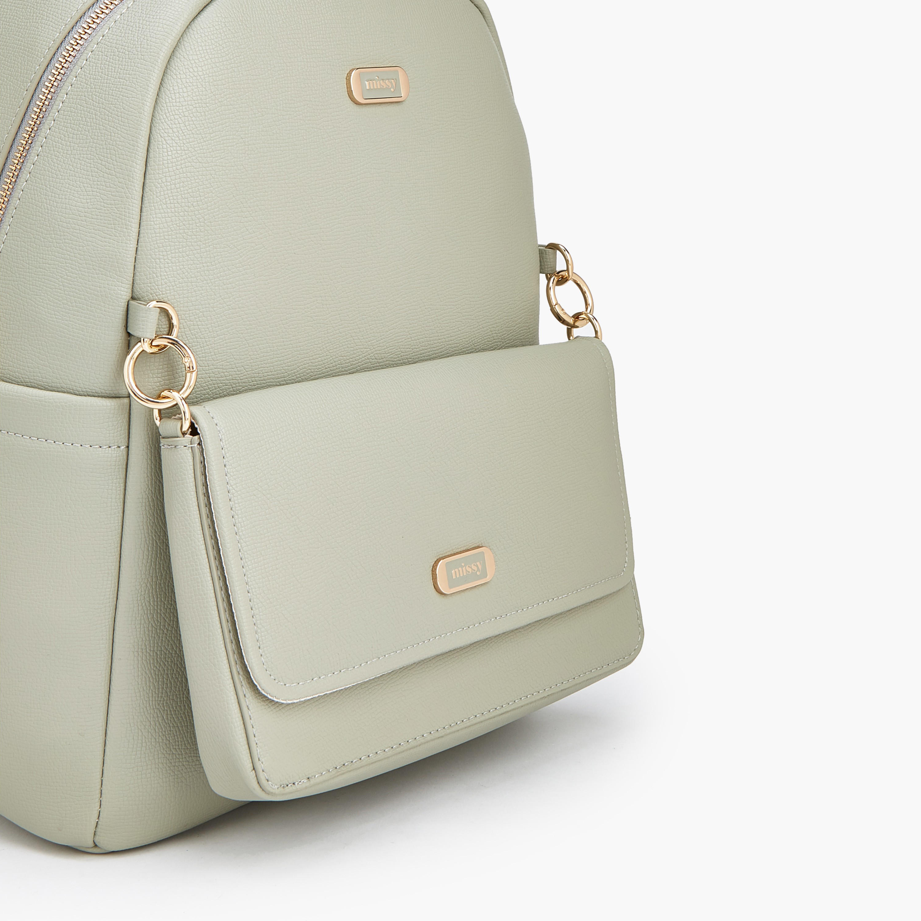 شنطة ظهر سادة بحمالات قابلة للتعديل من ميسي-women-bagsandwallets-backpacks-image-3