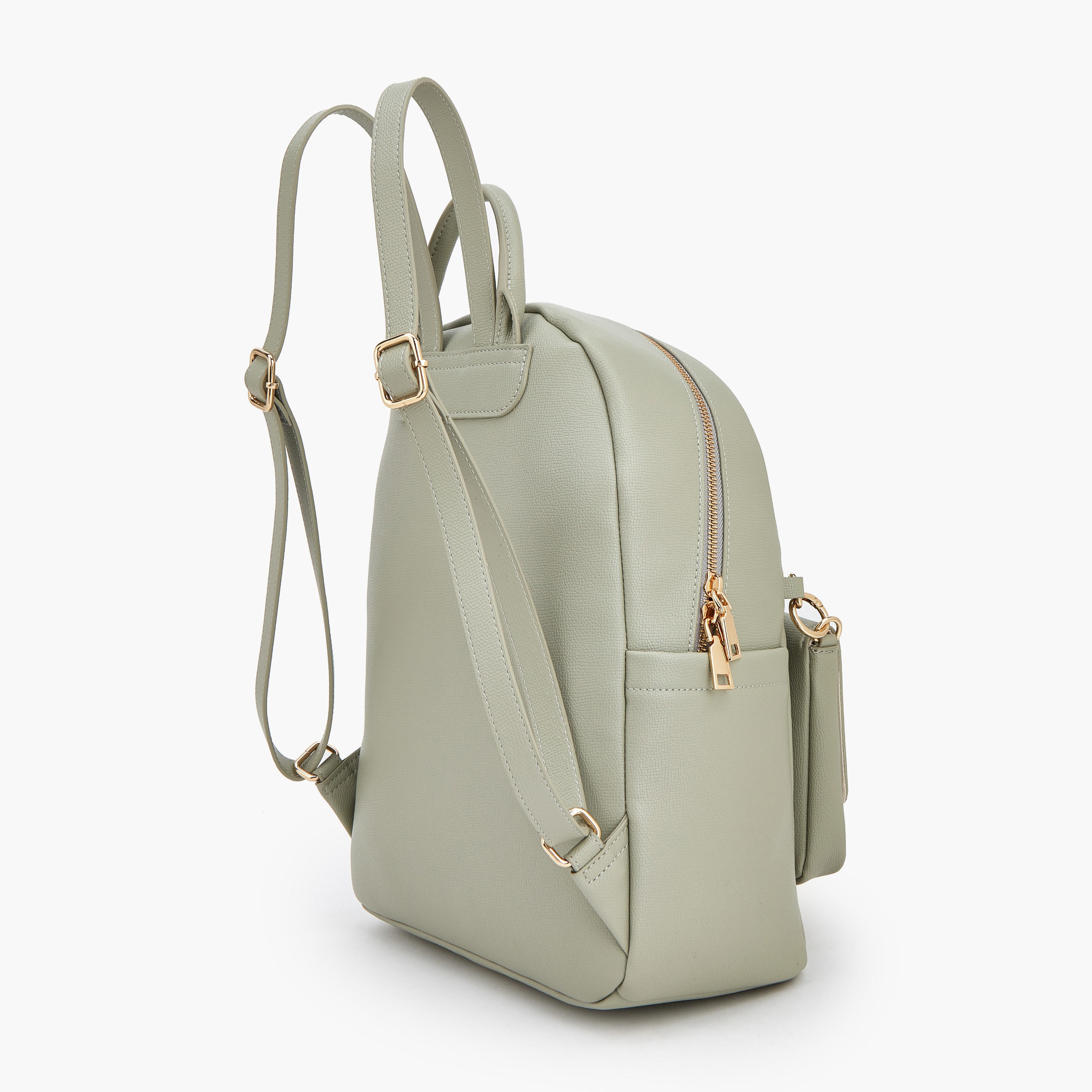 شنطة ظهر سادة بحمالات قابلة للتعديل من ميسي-women-bagsandwallets-backpacks-image-5
