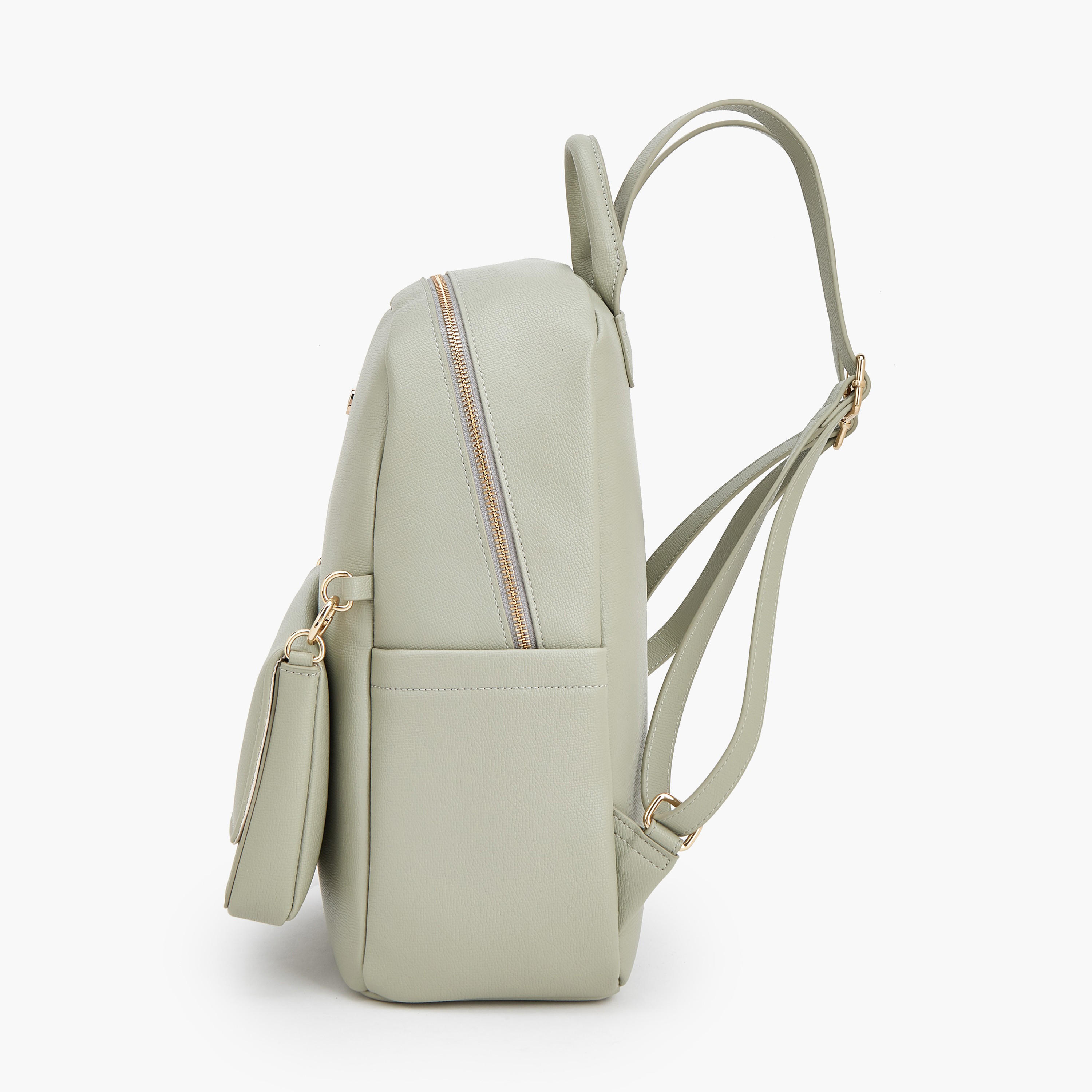 شنطة ظهر سادة بحمالات قابلة للتعديل من ميسي-women-bagsandwallets-backpacks-image-6
