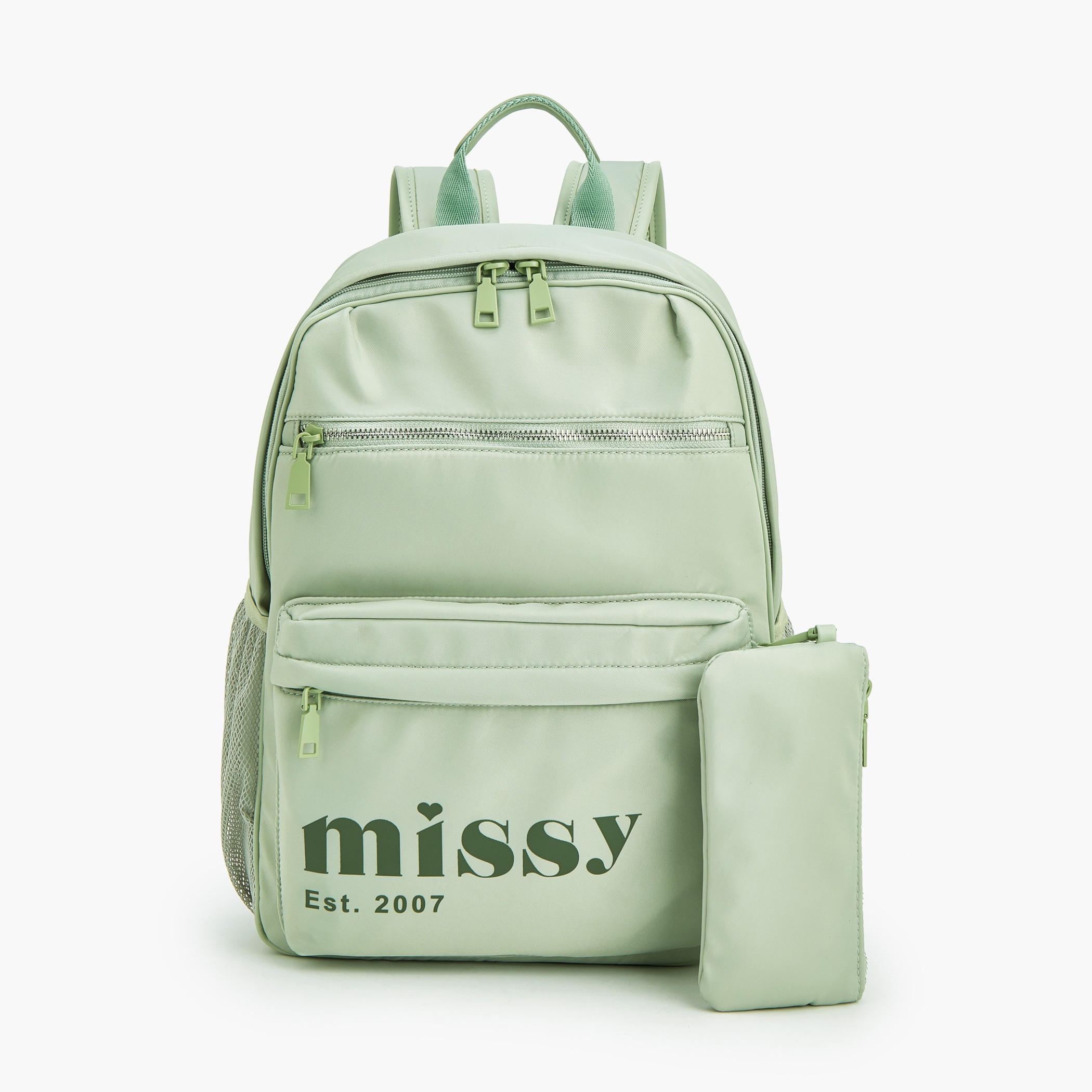 Missy Logo Print 2-Piece School Backpack Set for Girls with Pencil Pouch - 30x12x40 cm-school-bagsandbackpacks-backpacks-image-1