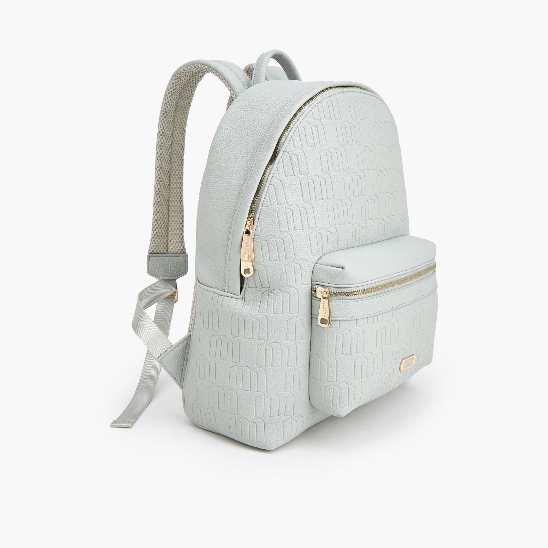 شنطة ظهر بنقوش مونوجرام وجيب لابتوب من ميسي-women-bagsandwallets-backpacks-image-2