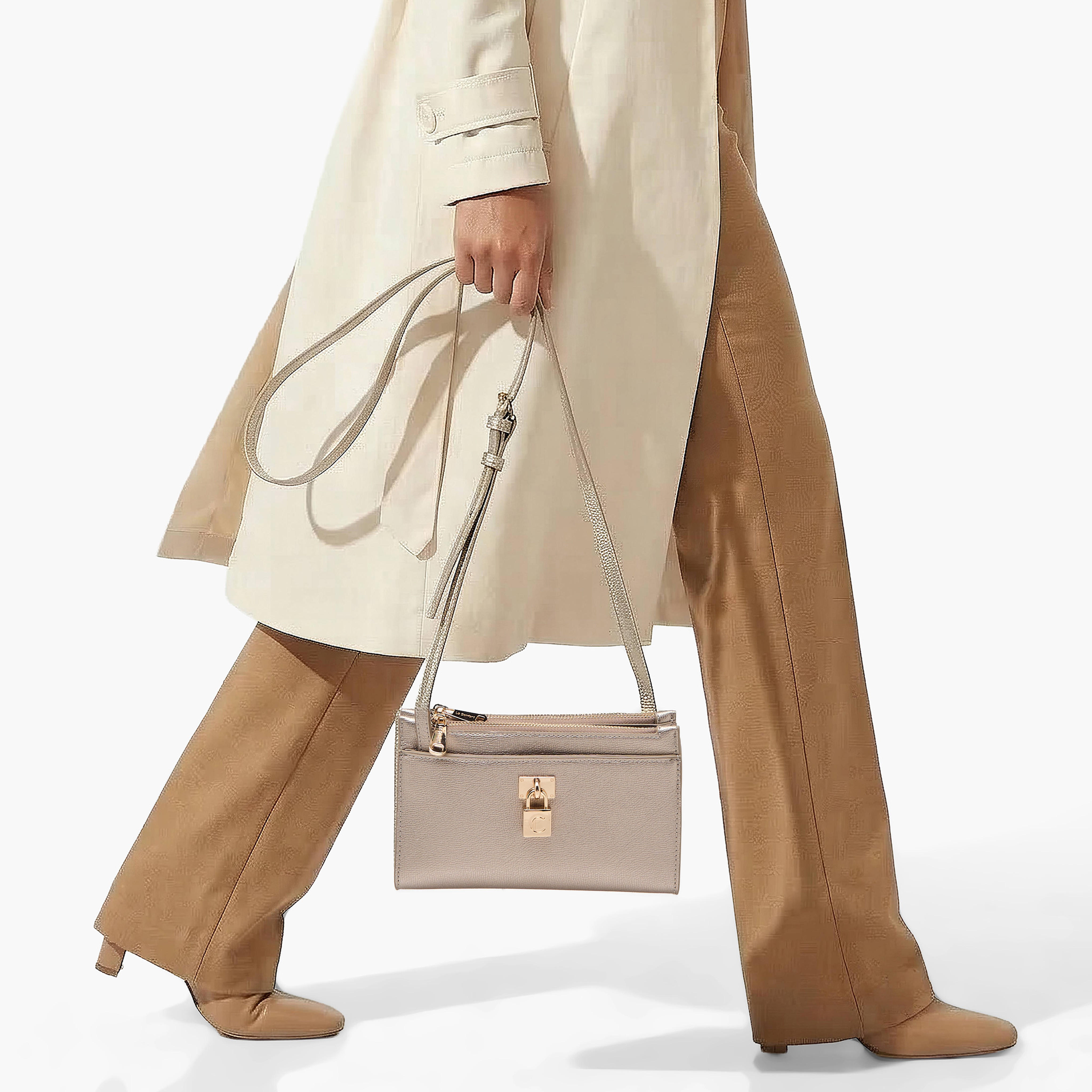 شنطة كروس بودي بارزة الملمس بزينة قفل من لو كونفورت-women-bagsandwallets-handbags-image-2