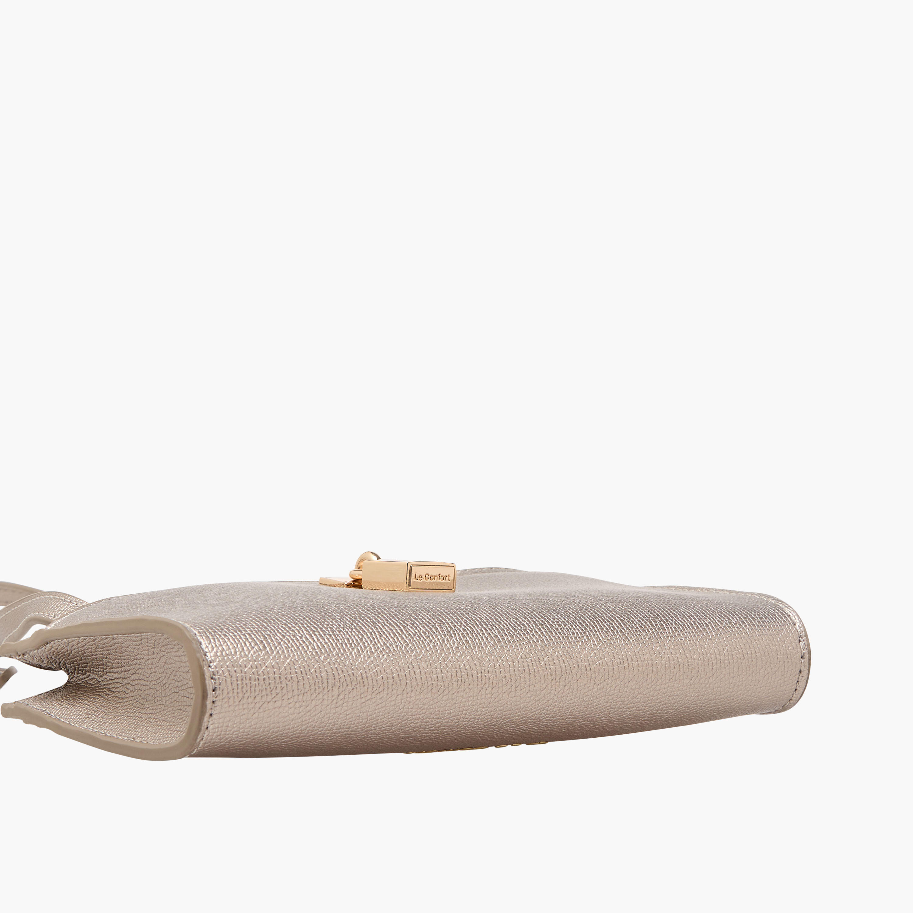 شنطة كروس بودي بارزة الملمس بزينة قفل من لو كونفورت-women-bagsandwallets-handbags-image-9