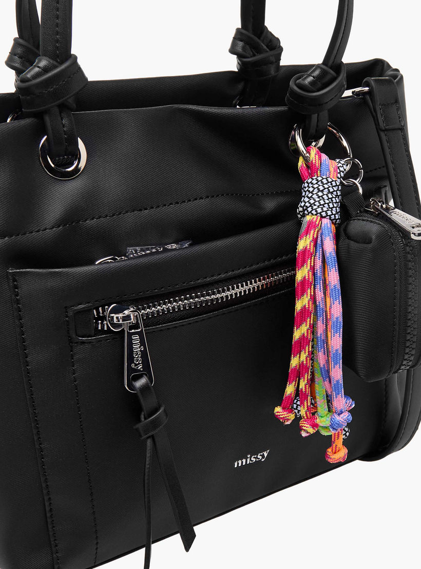 Missy Solid Tote Bag with Charm Accent-women-bagsandwallets-handbags-image-6