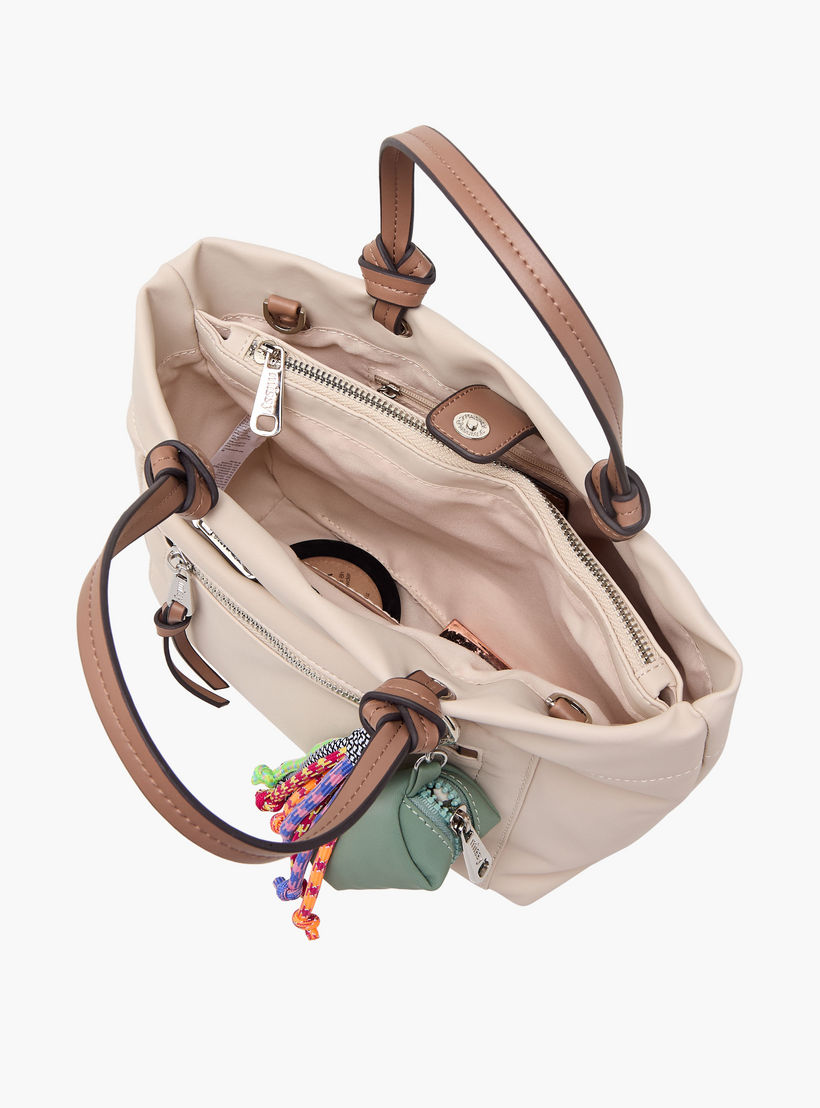 Missy Solid Tote Bag with Charm Accent-women-bagsandwallets-handbags-image-10