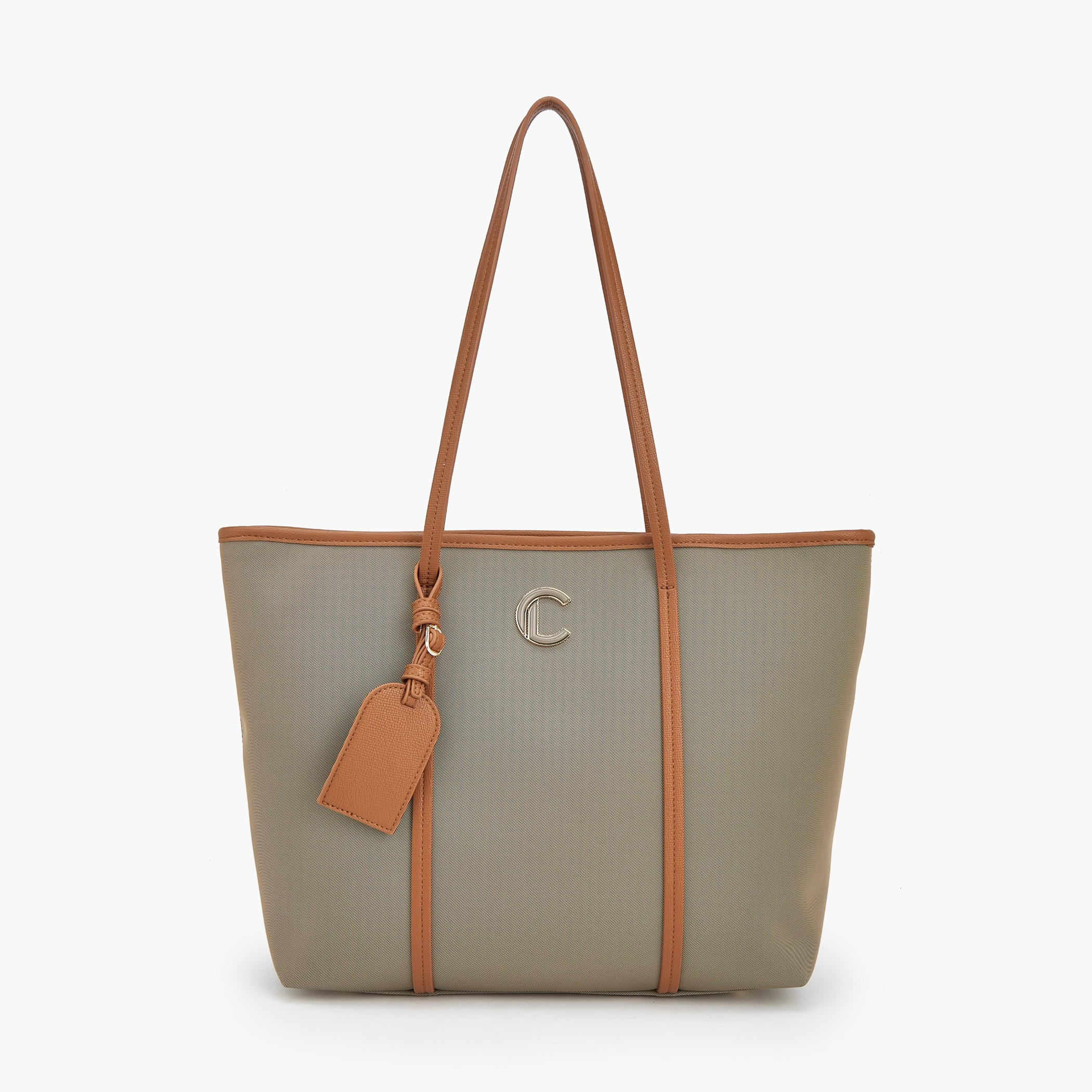 Le Confort Textured Tote Bag with Double Handle-women-bagsandwallets-handbags-image-1