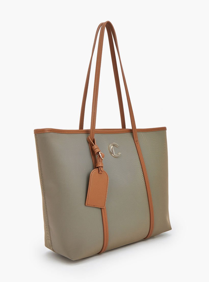 Le Confort Textured Tote Bag with Double Handle-women-bagsandwallets-handbags-image-2