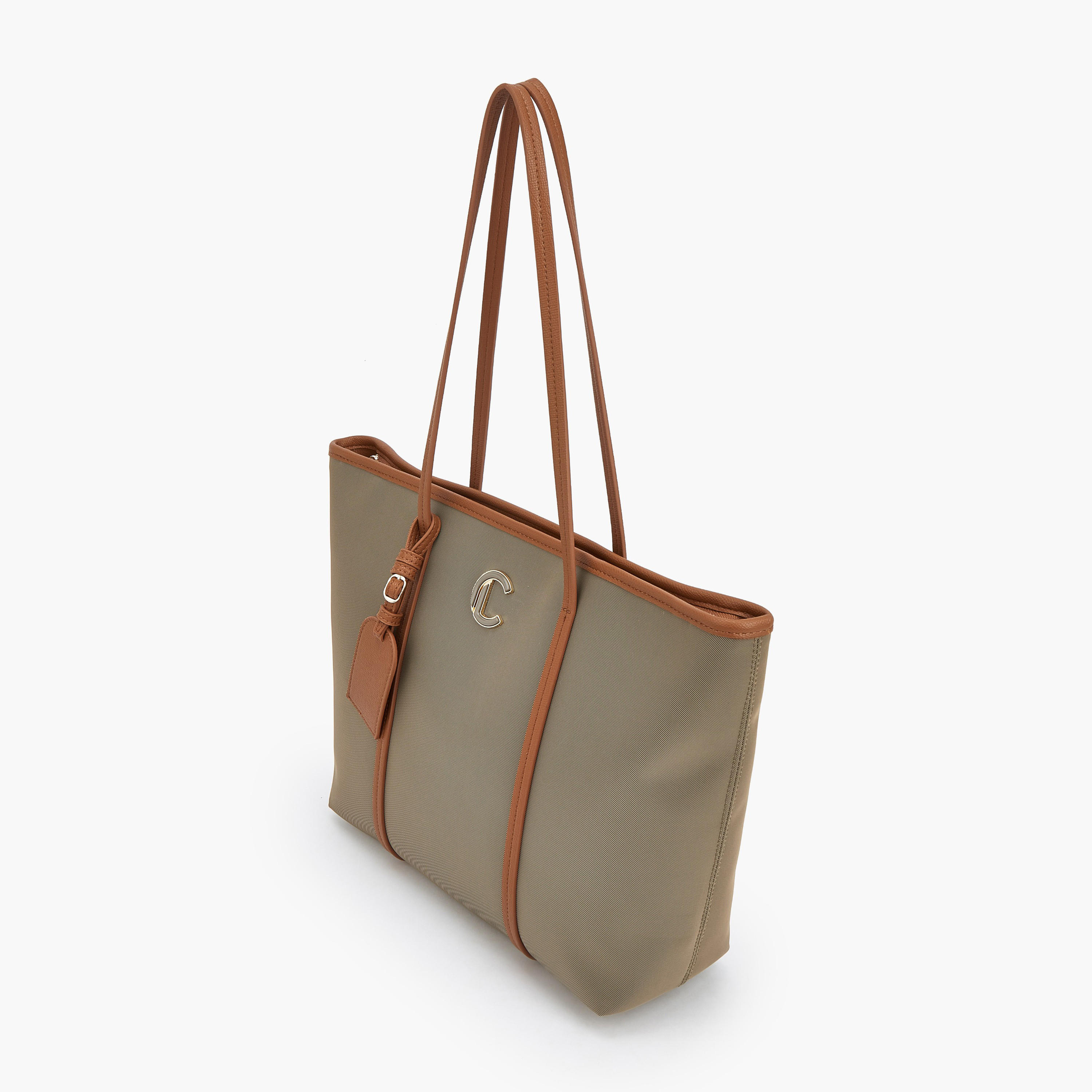 Le Confort Textured Tote Bag with Double Handle-women-bagsandwallets-handbags-image-5