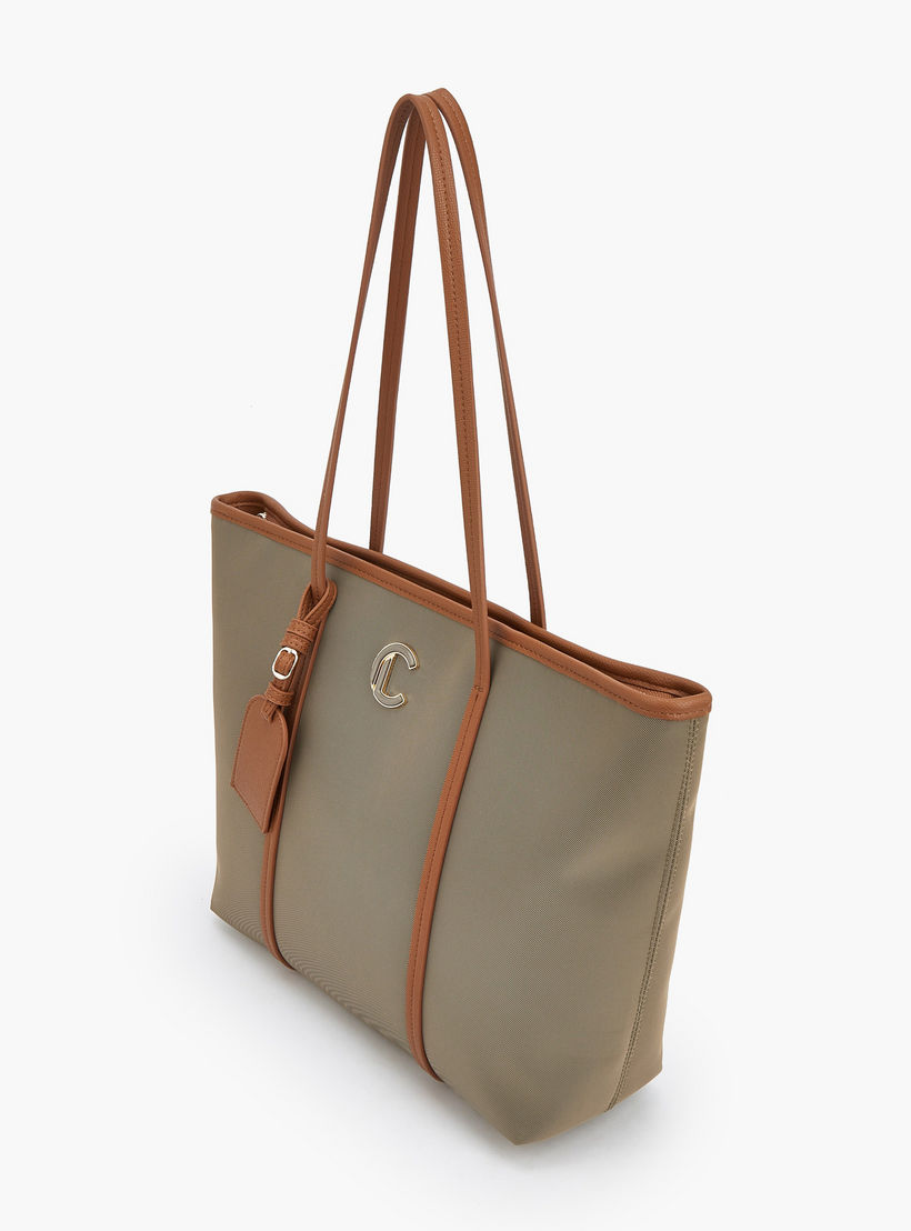 Le Confort Textured Tote Bag with Double Handle-women-bagsandwallets-handbags-image-5