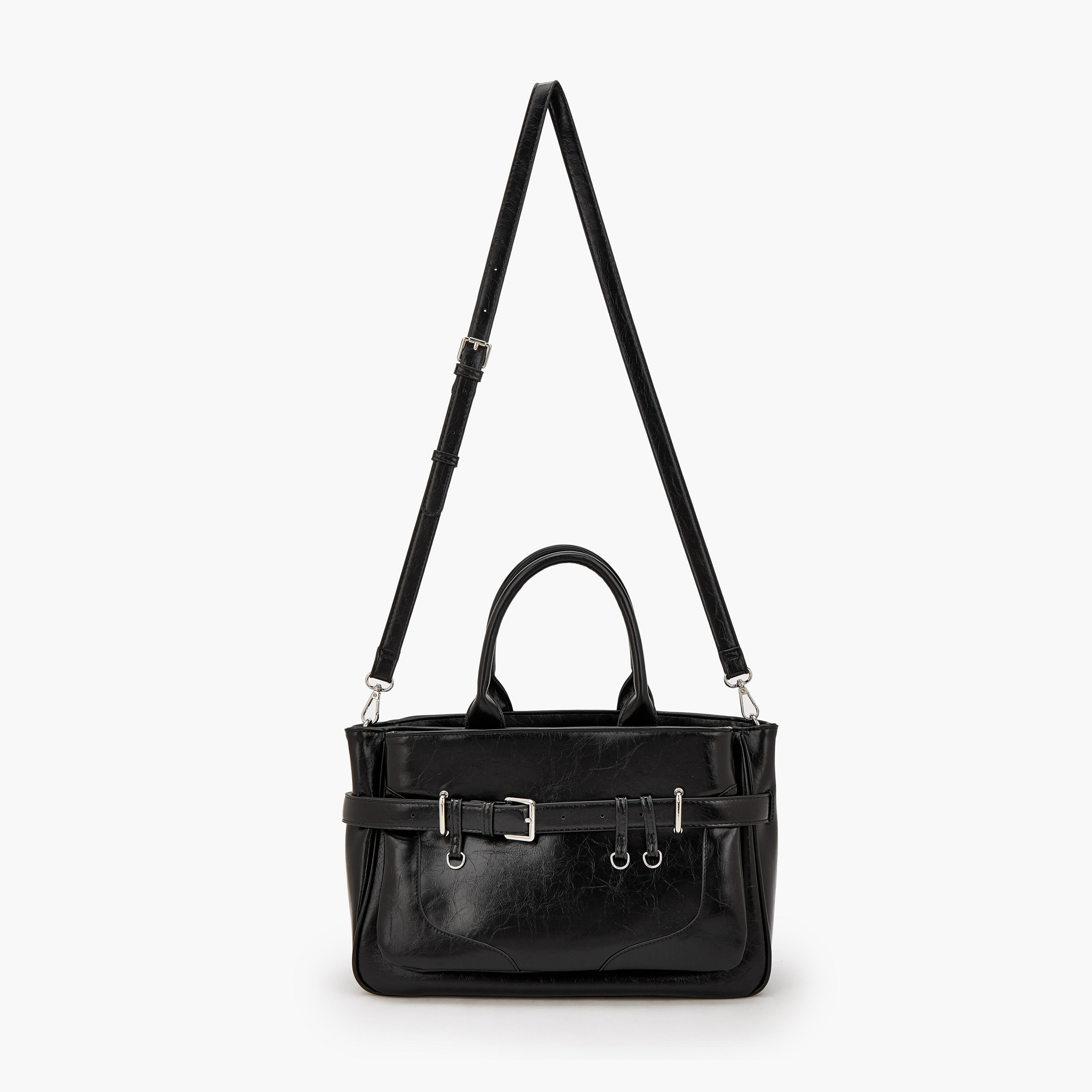 Celeste Solid Tote Bag with Detachable Strap-women-bagsandwallets-handbags-image-2