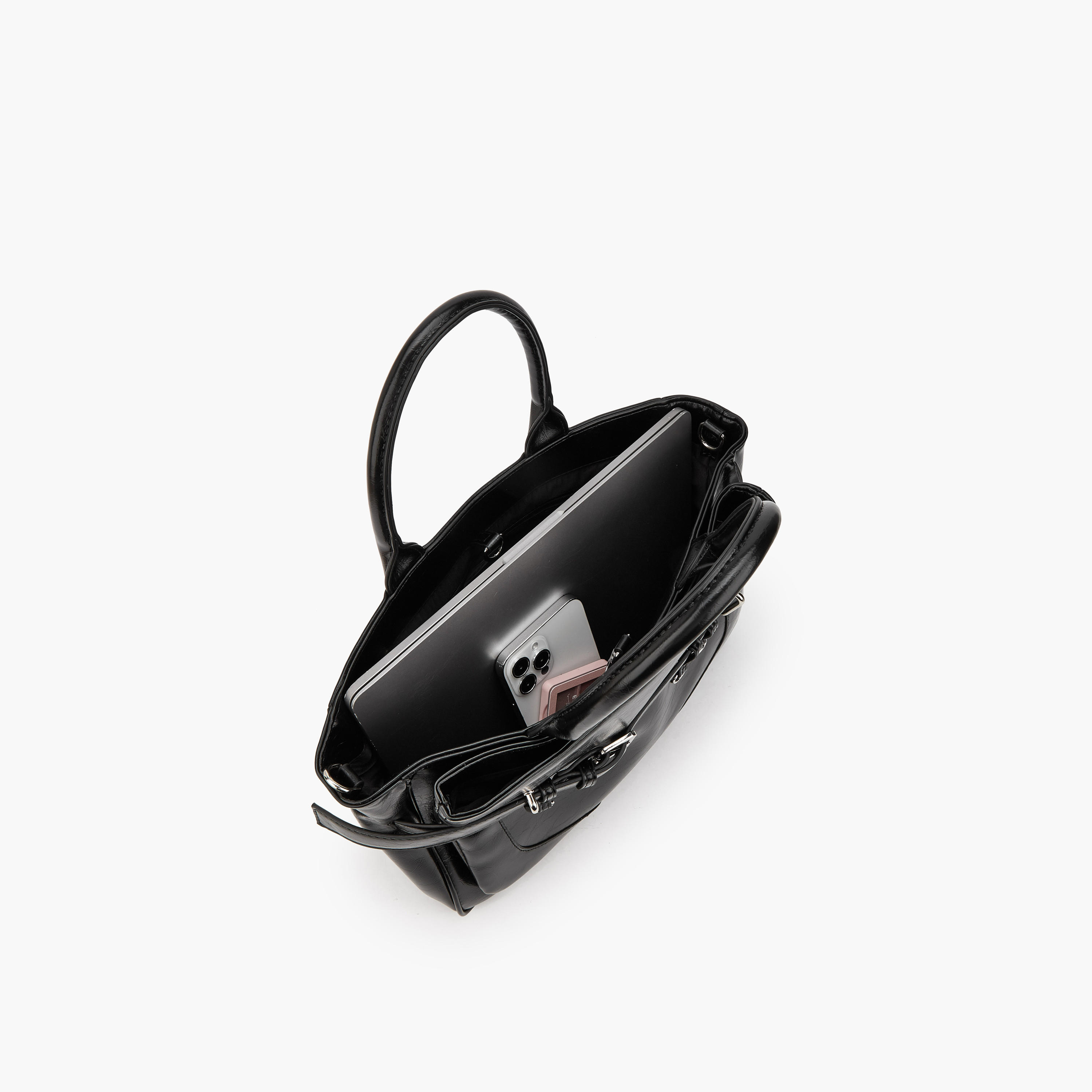 Celeste Solid Tote Bag with Detachable Strap-women-bagsandwallets-handbags-image-7