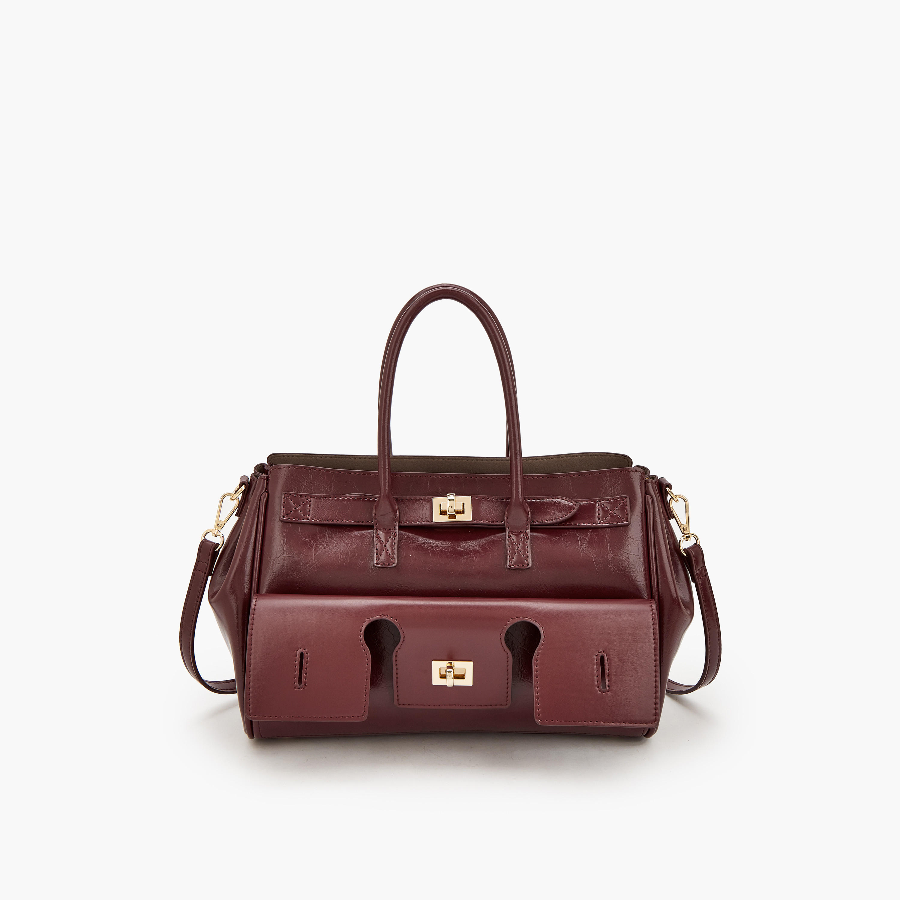 Celeste Solid Tote Bag with Detachable Strap-women-bagsandwallets-handbags-image-1