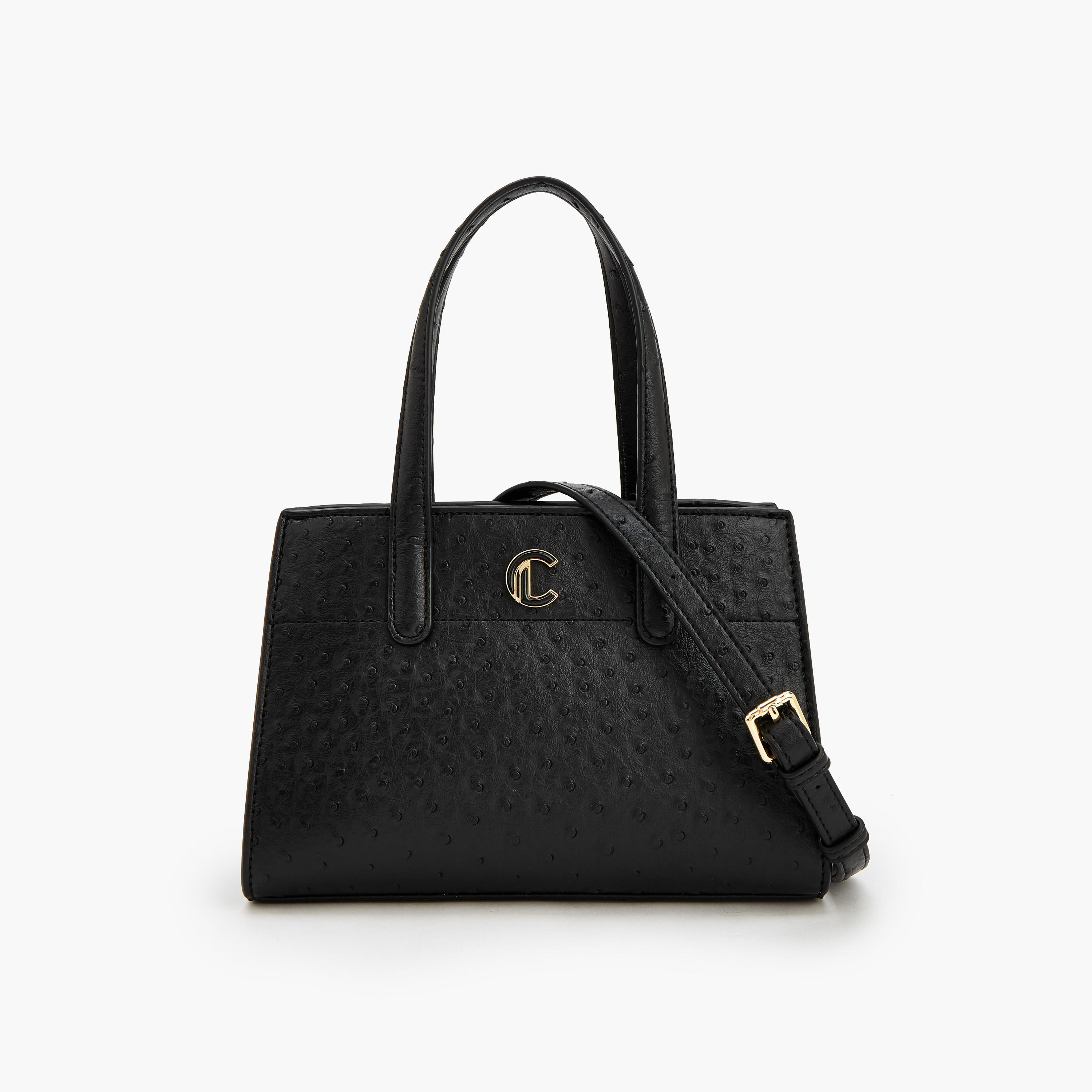 شنطة توتي بارزة الملمس بحزام قابل للفصل من لو كونفوت-women-bagsandwallets-handbags-image-1