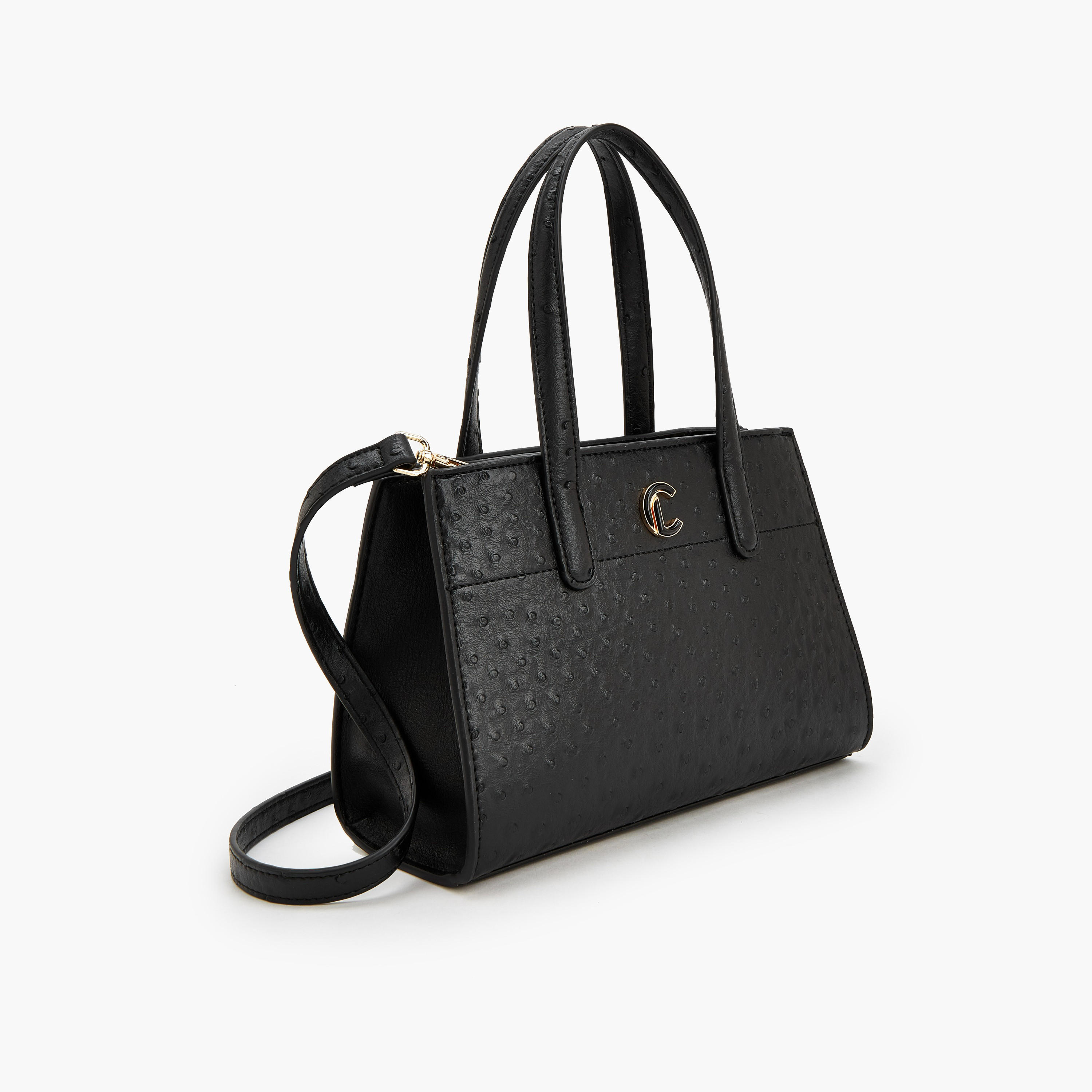 شنطة توتي بارزة الملمس بحزام قابل للفصل من لو كونفوت-women-bagsandwallets-handbags-image-3