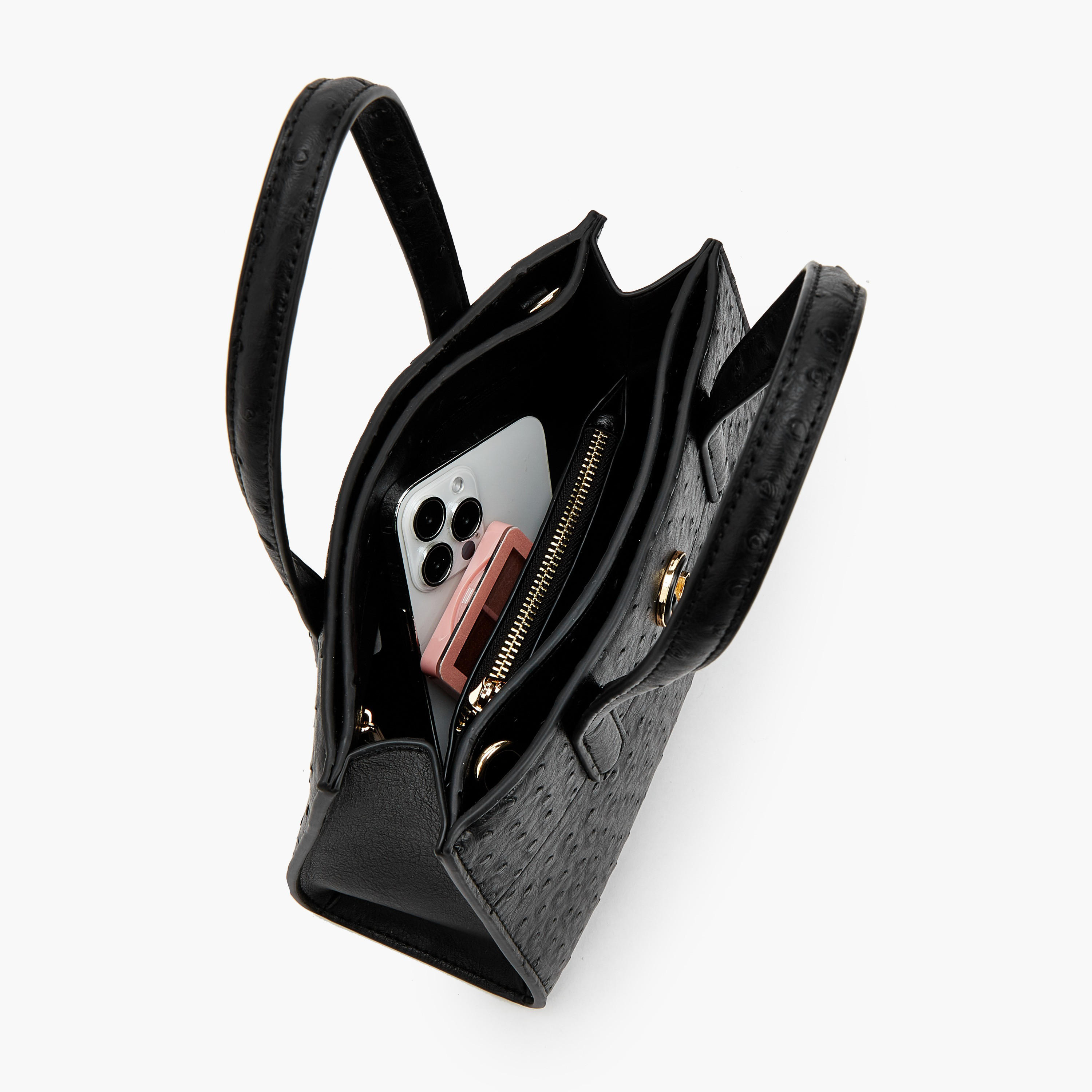 شنطة توتي بارزة الملمس بحزام قابل للفصل من لو كونفوت-women-bagsandwallets-handbags-image-7