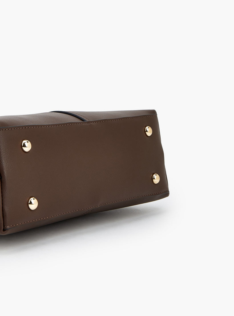 Celeste Buckle Detail Tote Bag with Double Handle-women-bagsandwallets-handbags-image-7