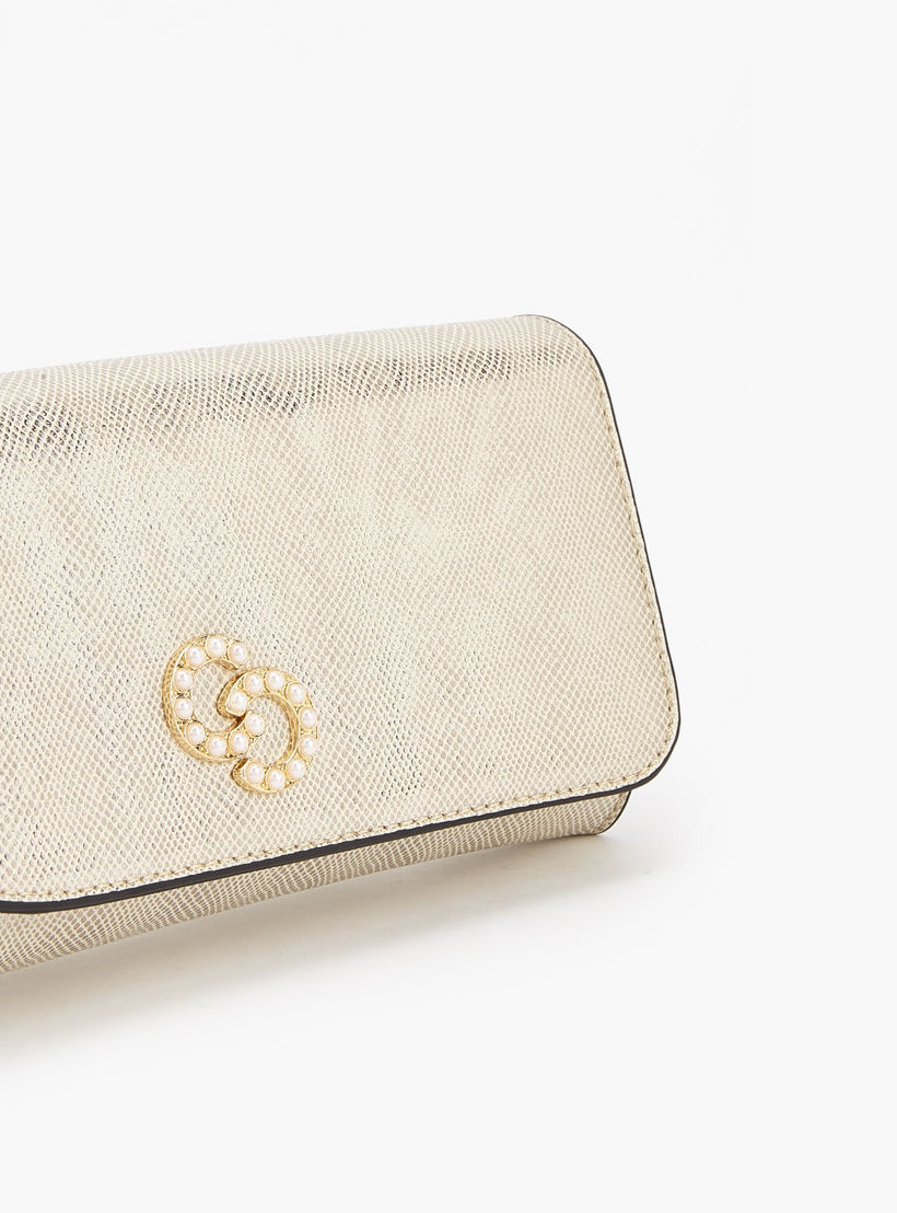 Celeste Textured Crossbody Bag with Detachable Chain Strap-women-bagsandwallets-handbags-image-4