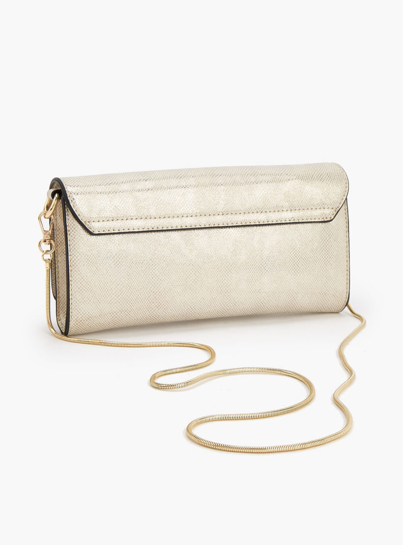 Celeste Textured Crossbody Bag with Detachable Chain Strap-women-bagsandwallets-handbags-image-5