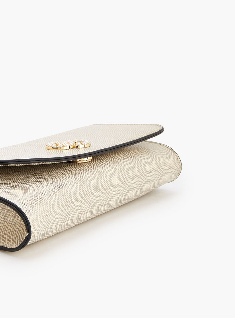 Celeste Textured Crossbody Bag with Detachable Chain Strap-women-bagsandwallets-handbags-image-6