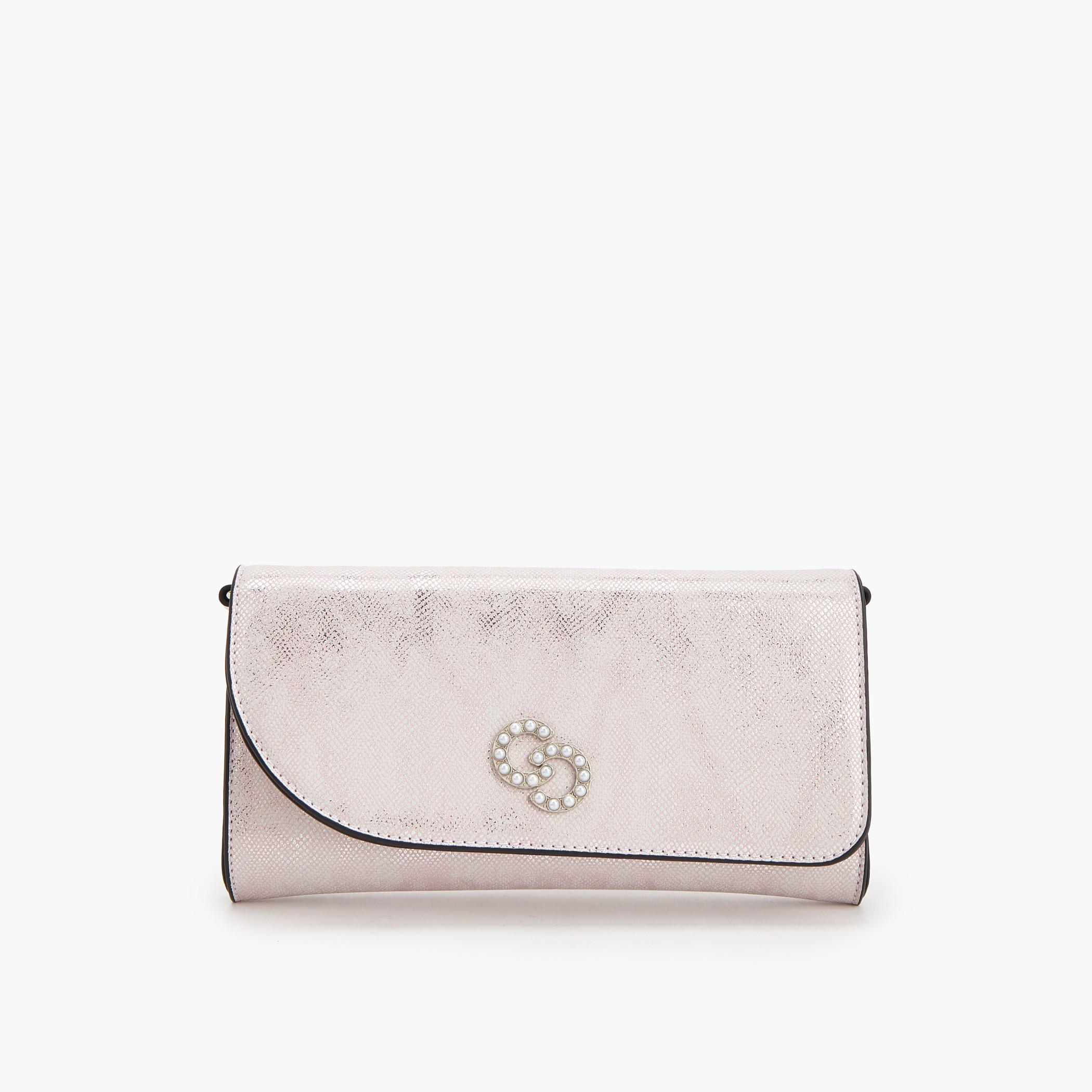 شنطة كروس بودي بارزة الملمس بحزام سلسلة قابل للفصل من سيليست-women-bagsandwallets-handbags-image-1