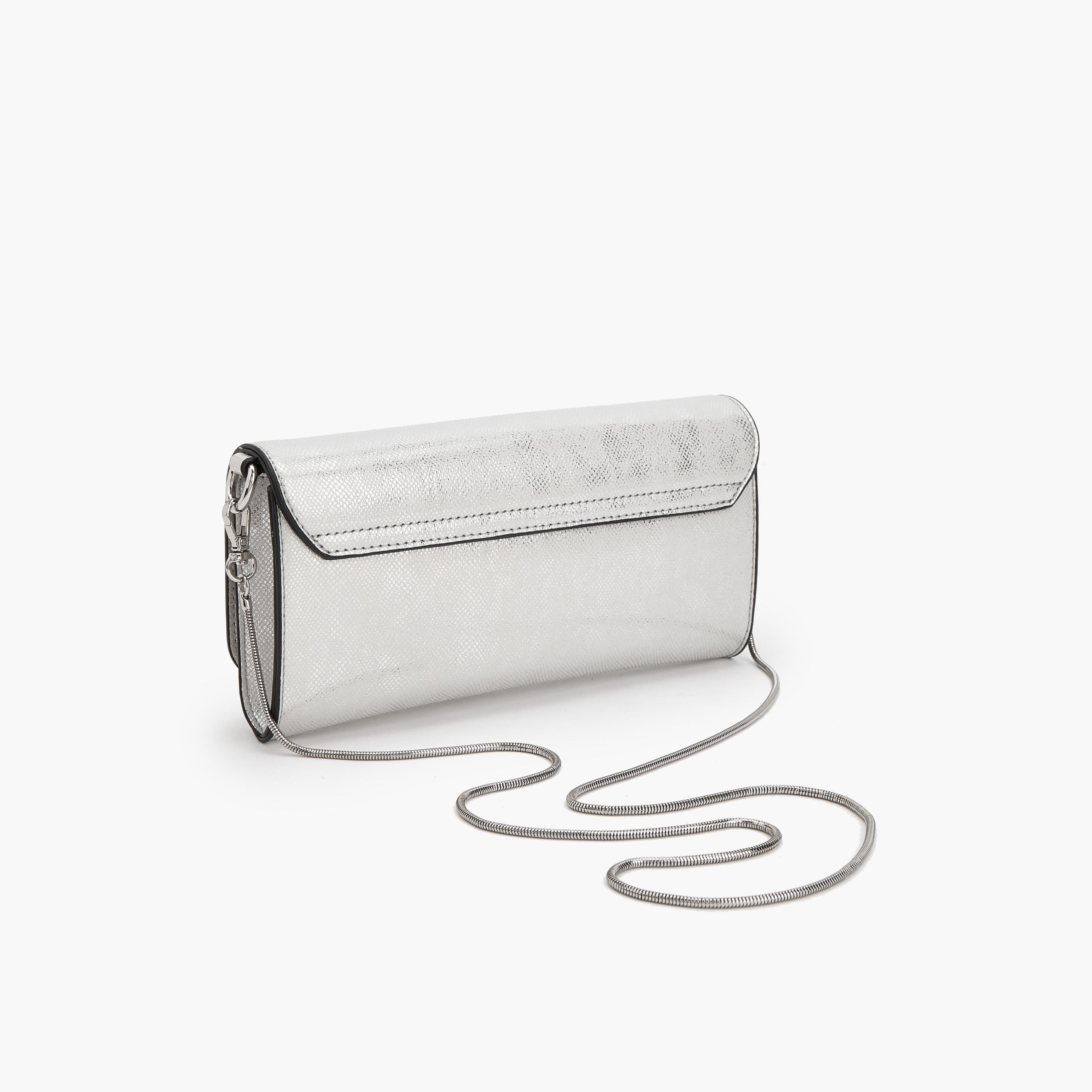 Celeste Textured Crossbody Bag with Detachable Chain Strap-women-bagsandwallets-handbags-image-5