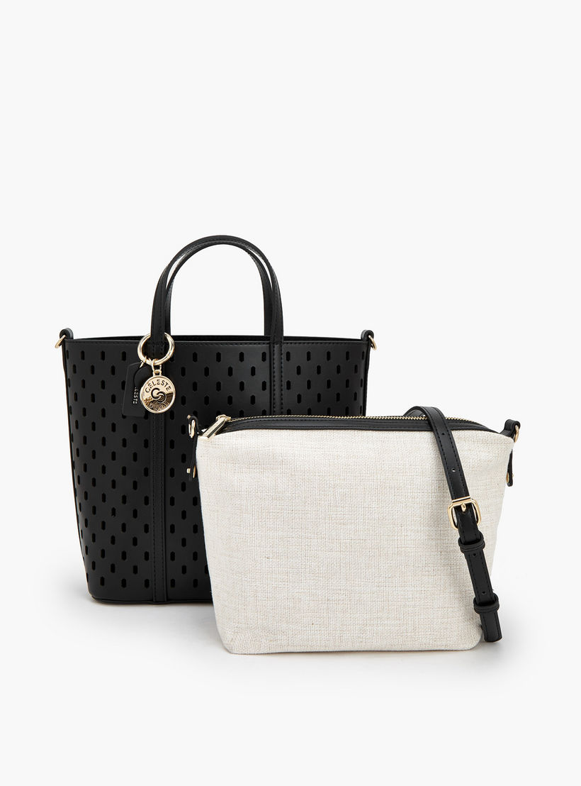 Celeste Cutout Detail Tote Bag with Pouch-women-bagsandwallets-handbags-image-7