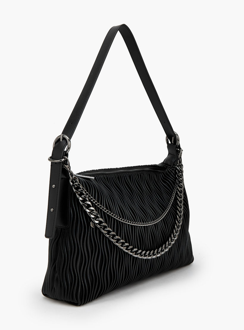 Celeste Textured Shoulder Bag with Adjustable Strap-women-bagsandwallets-handbags-image-2