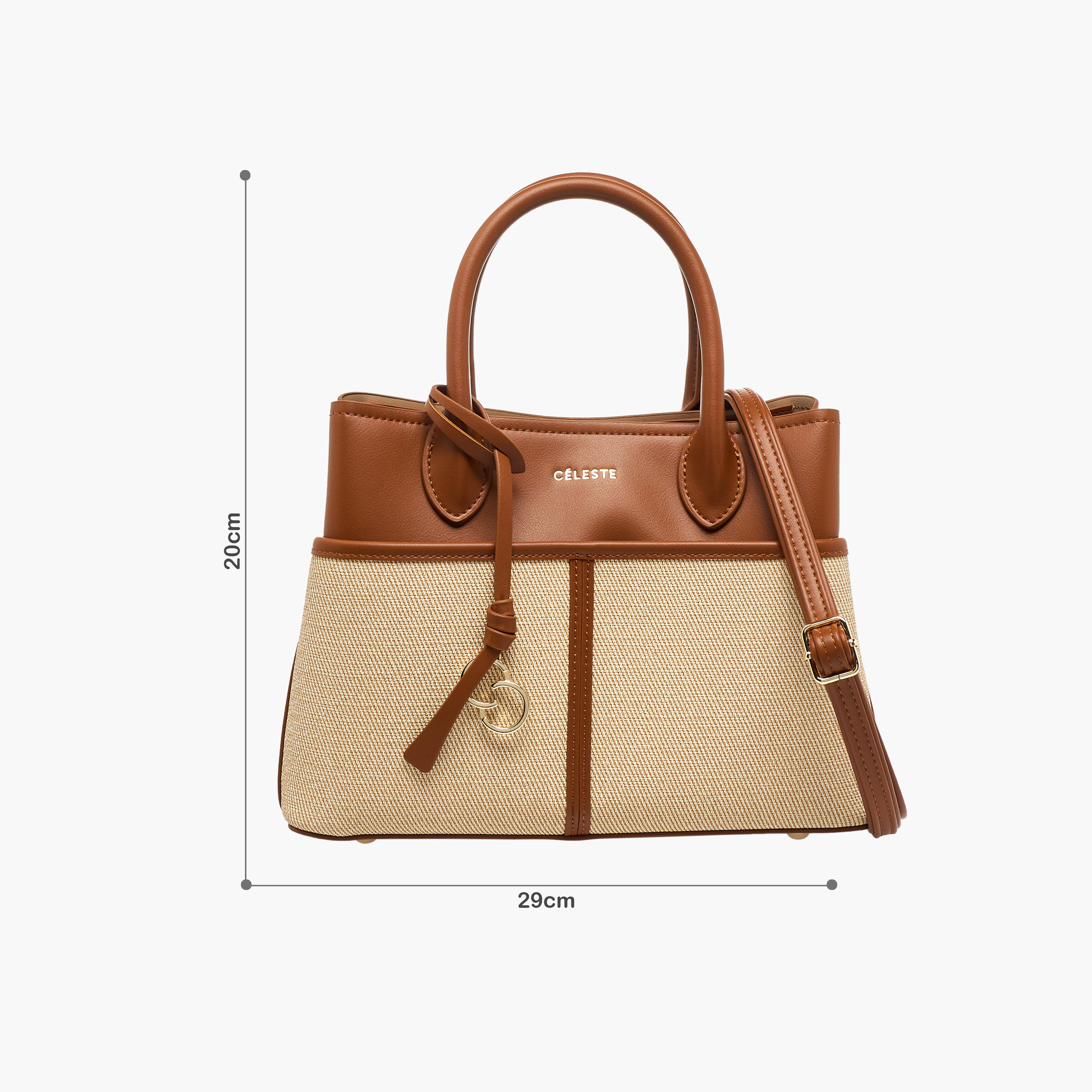 شنطة توتي بارزة الملمس بسحاب إغلاق من سيليست-women-bagsandwallets-handbags-image-2
