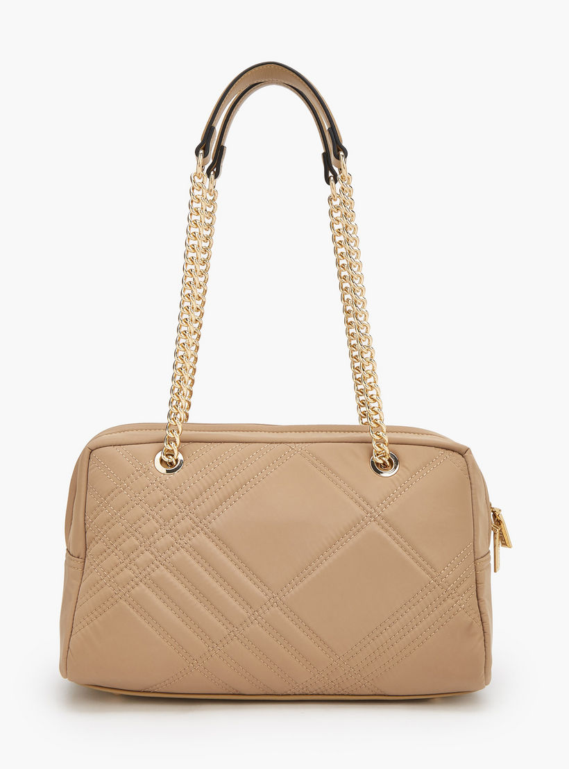 Celeste Quilted Shoulder Bag with Zip Closure-women-bagsandwallets-handbags-image-4