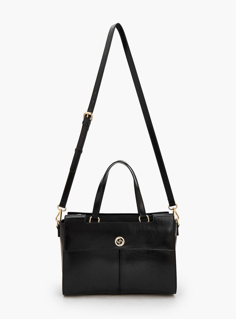 Celeste Solid Tote Bag with Detachable Strap-women-bagsandwallets-handbags-image-2