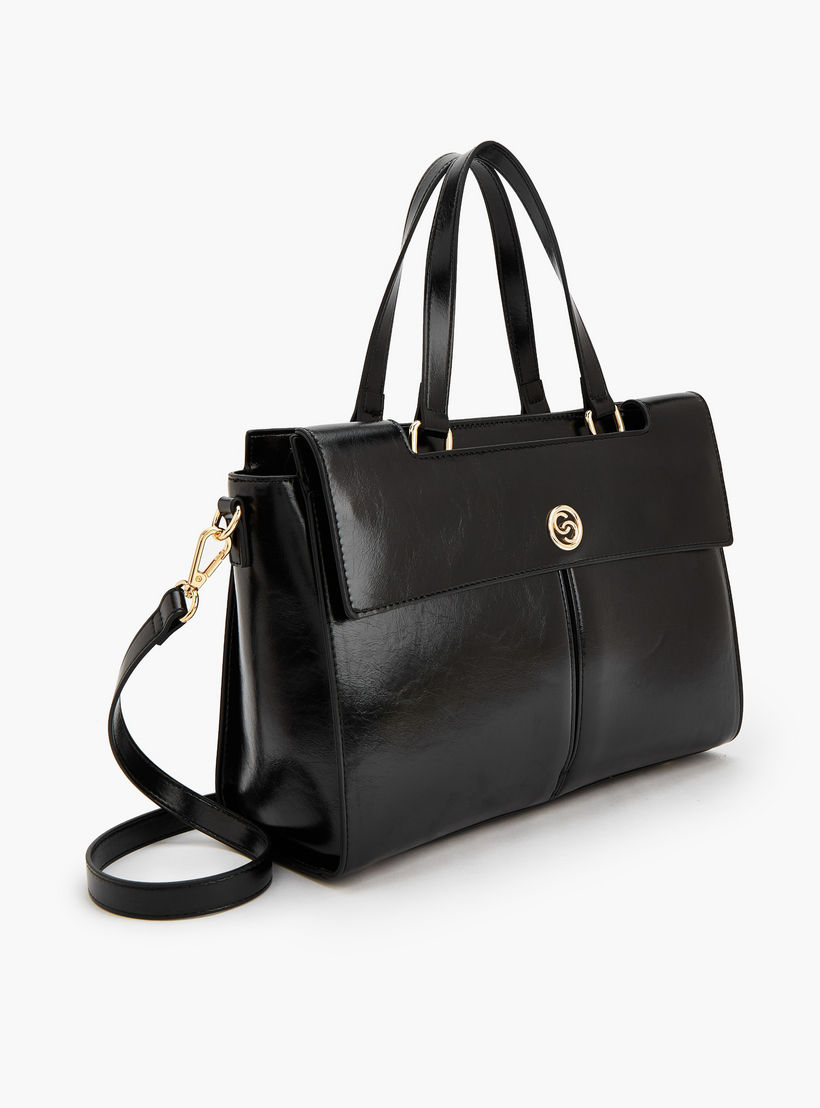 Celeste Solid Tote Bag with Detachable Strap-women-bagsandwallets-handbags-image-3