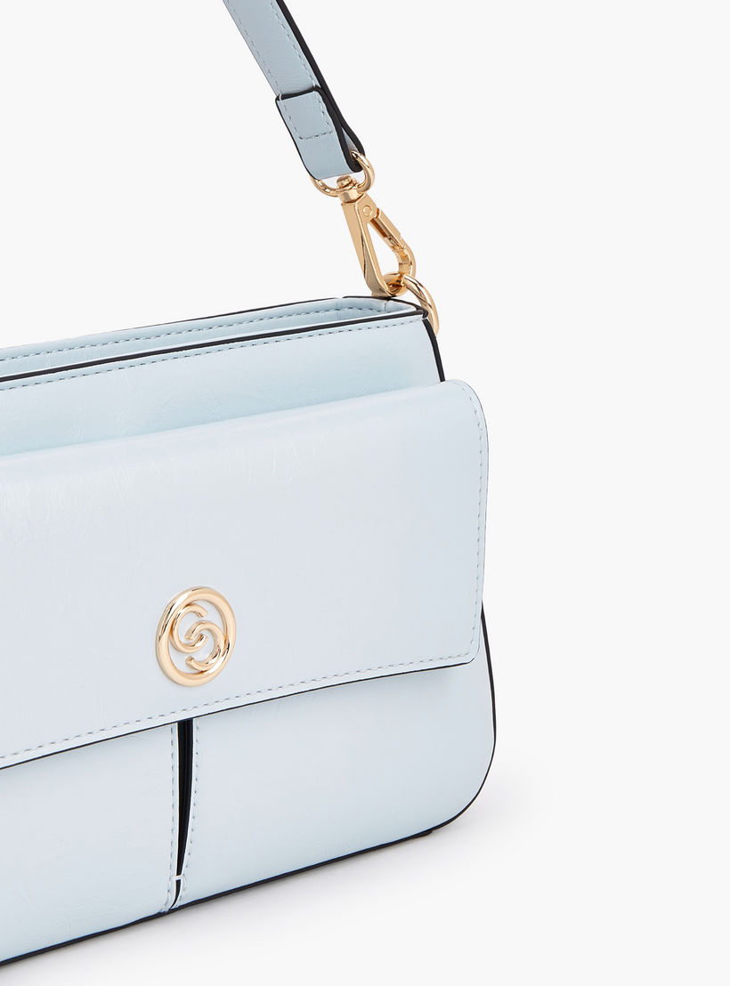 Celeste Logo Detail Crossbody Bag with Detachable Strap-women-bagsandwallets-handbags-image-3