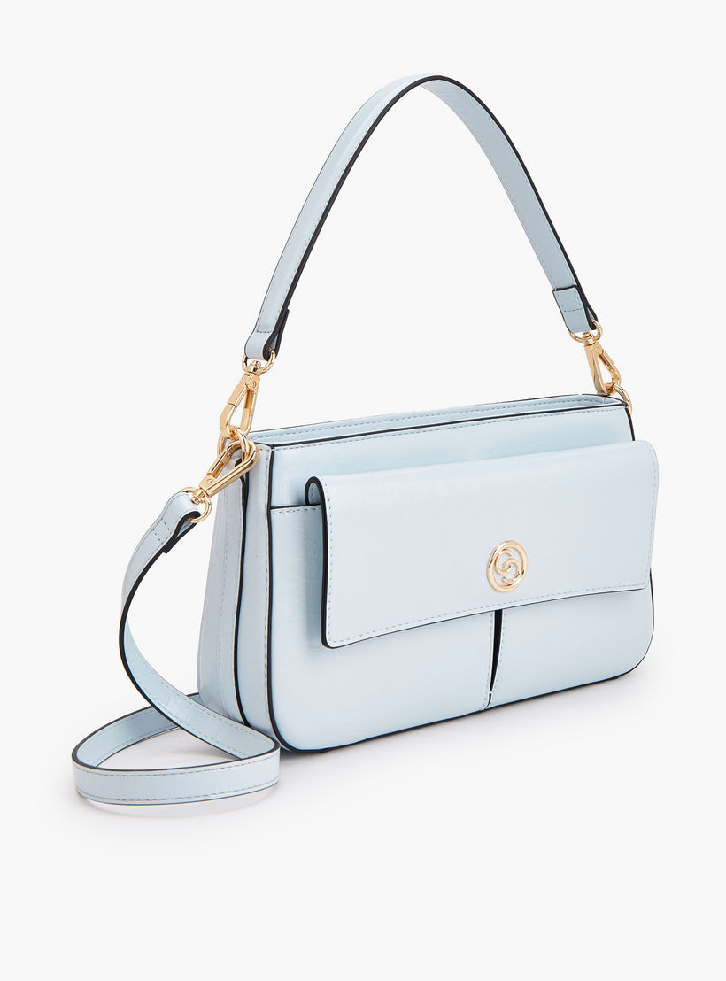 Celeste Logo Detail Crossbody Bag with Detachable Strap-women-bagsandwallets-handbags-image-7