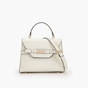 Celeste Textured Satchel Bag with Detachable Strap-women-image-1