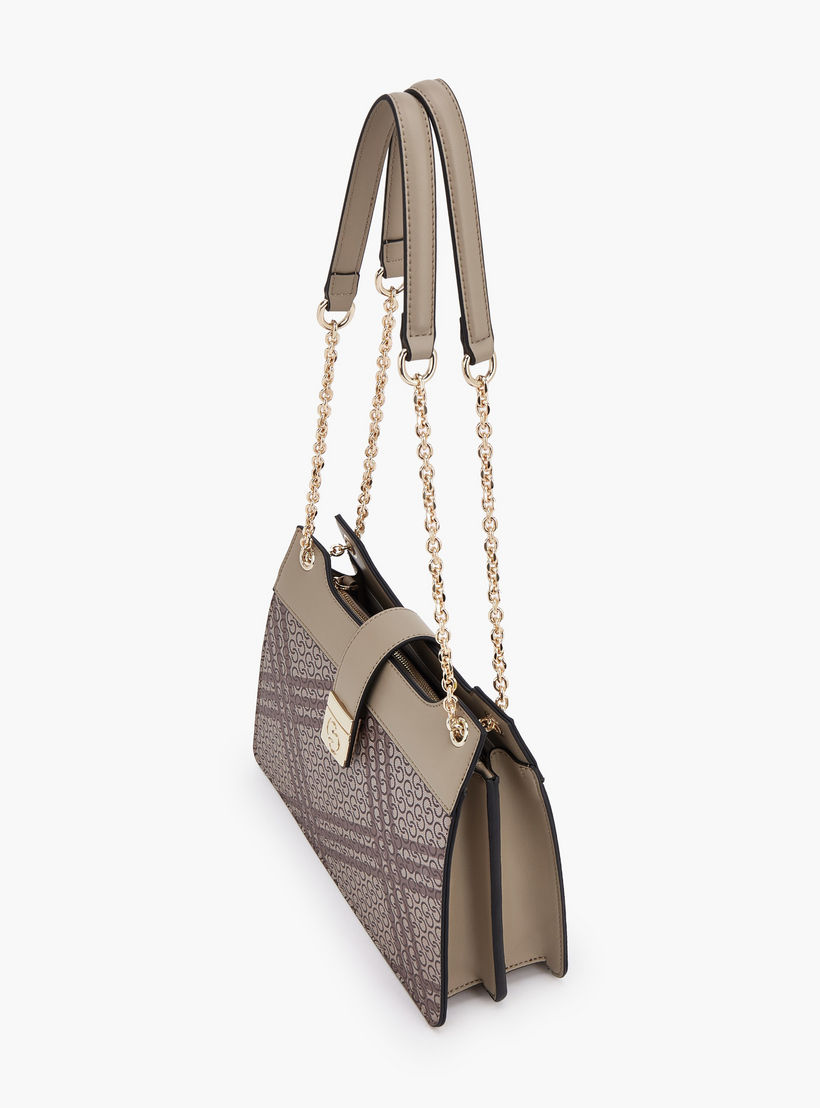 شنطة كتف بتفاصيل سلسلة وطبعات من سيليست-women-bagsandwallets-handbags-image-5
