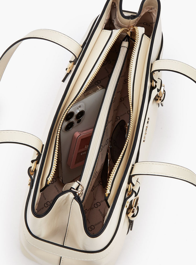 Celeste Buckle Accent Tote Bag with Double Handle-women-bagsandwallets-handbags-image-7